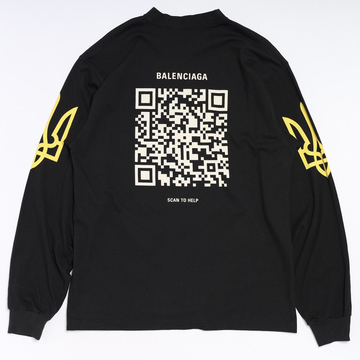 Balenciaga Balenciaga Limited Edition Ukraine Long Sleeve Sweatshirt 22 Size US M / EU 48-50 / 2 - 2 Thumbnail
