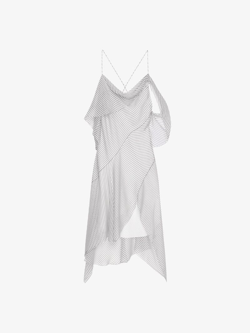 Givenchy o1w1db10326 Midi Dress With Strapes in White Size XXS / US 00 / IT 34 - 1 Thumbnail