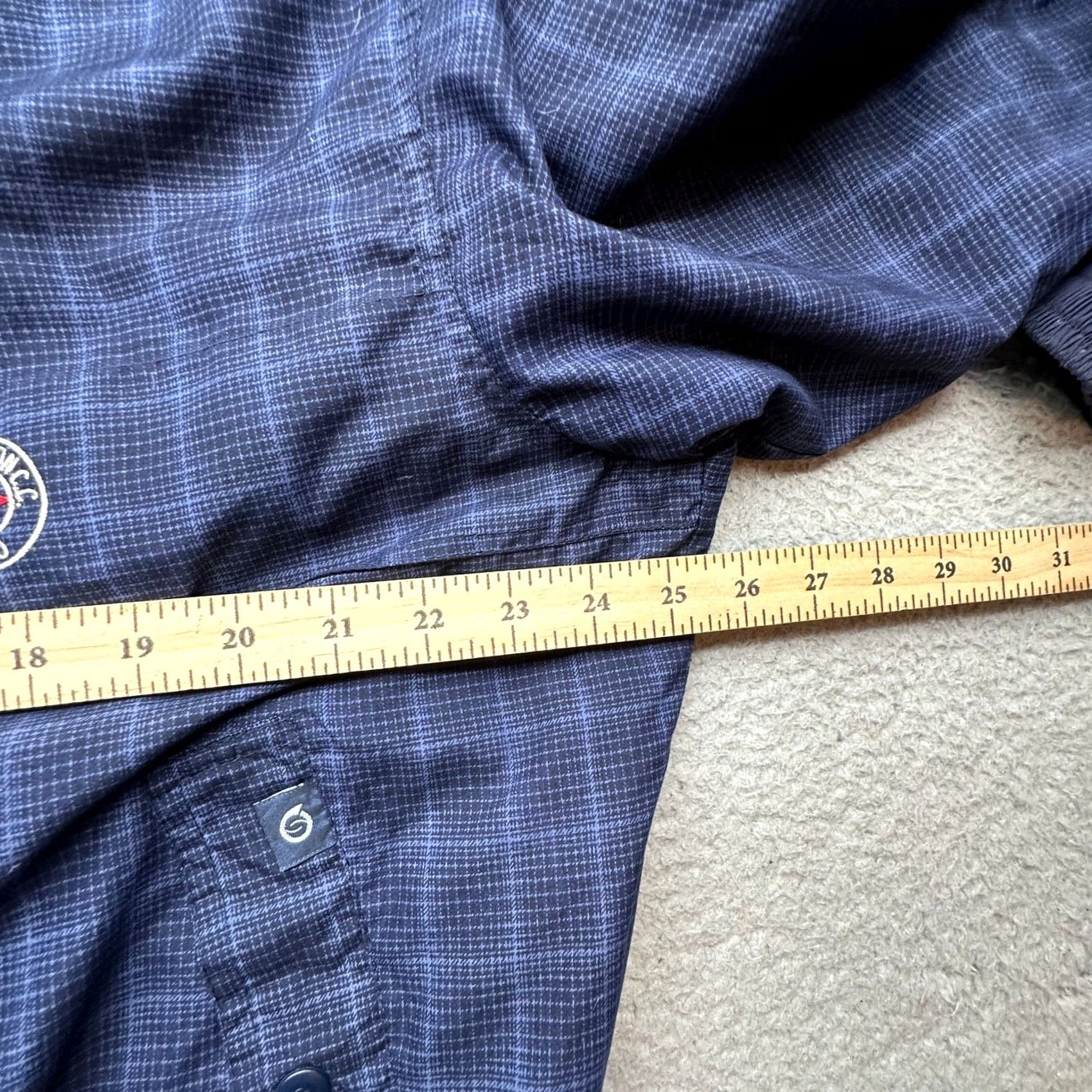 Vintage VINTAGE Sunderland of Scotland Plaid Windbreaker Pullover Jacket Mens Medium Blue Size US M / EU 48-50 / 2 - 4 Thumbnail