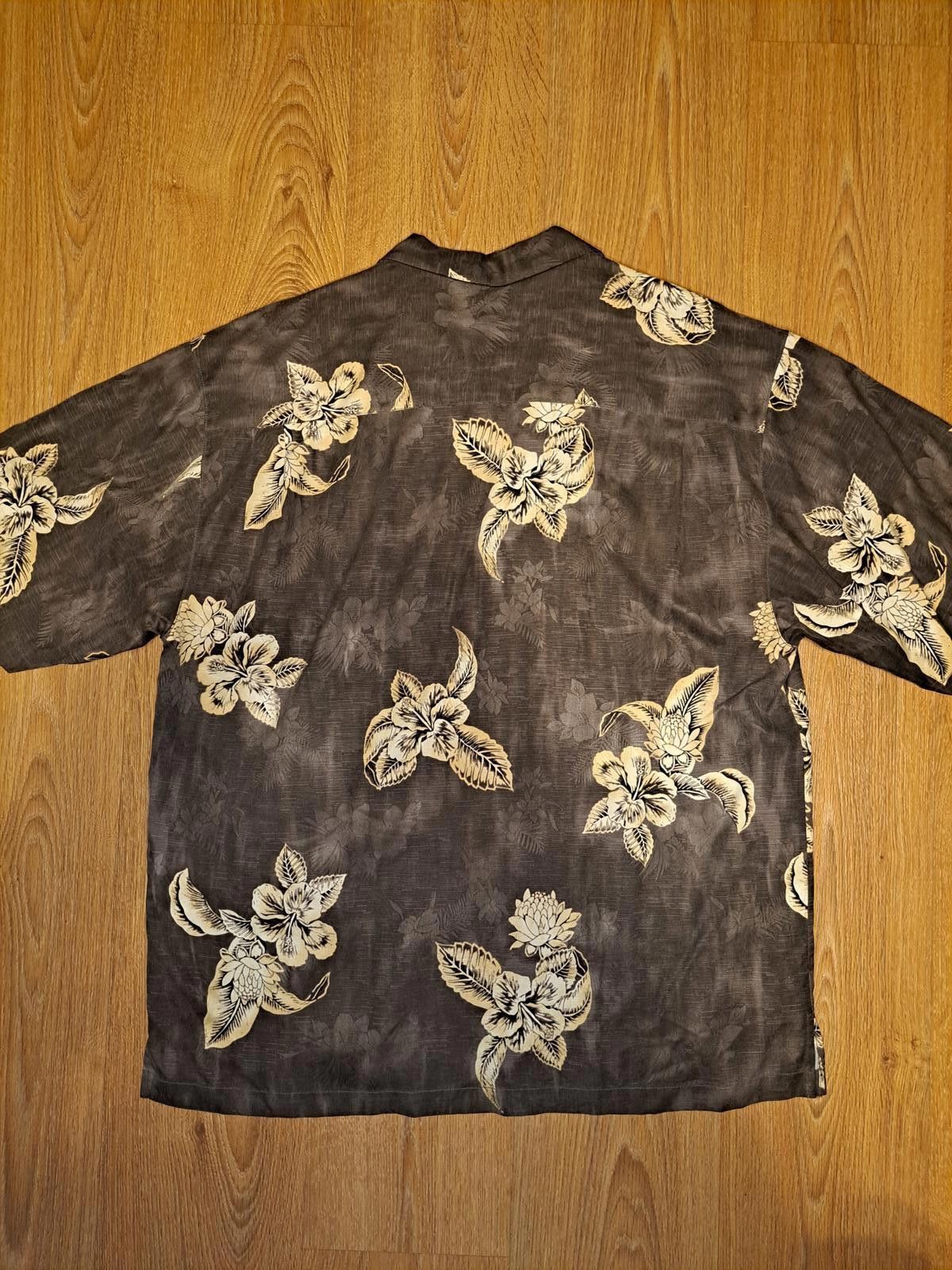 Tommy Bahama Tommy Bahama Button Up Shirt Mens XL Brown Silk Hawaiian Size US XL / EU 56 / 4 - 8 Thumbnail