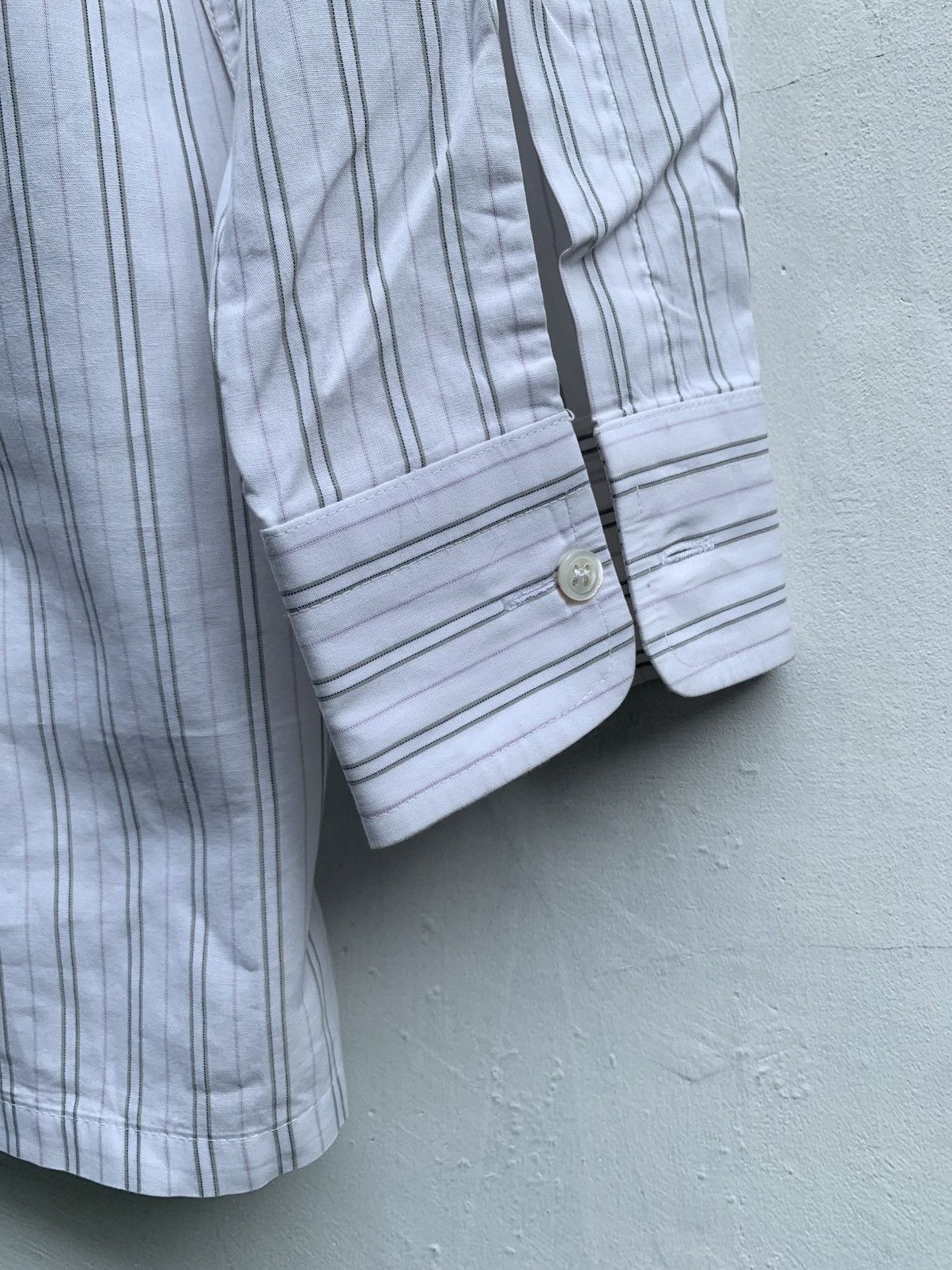 Christian Dior Monsieur Vintage christian dior striped button ups shirt Size US L / EU 52-54 / 3 - 5 Thumbnail