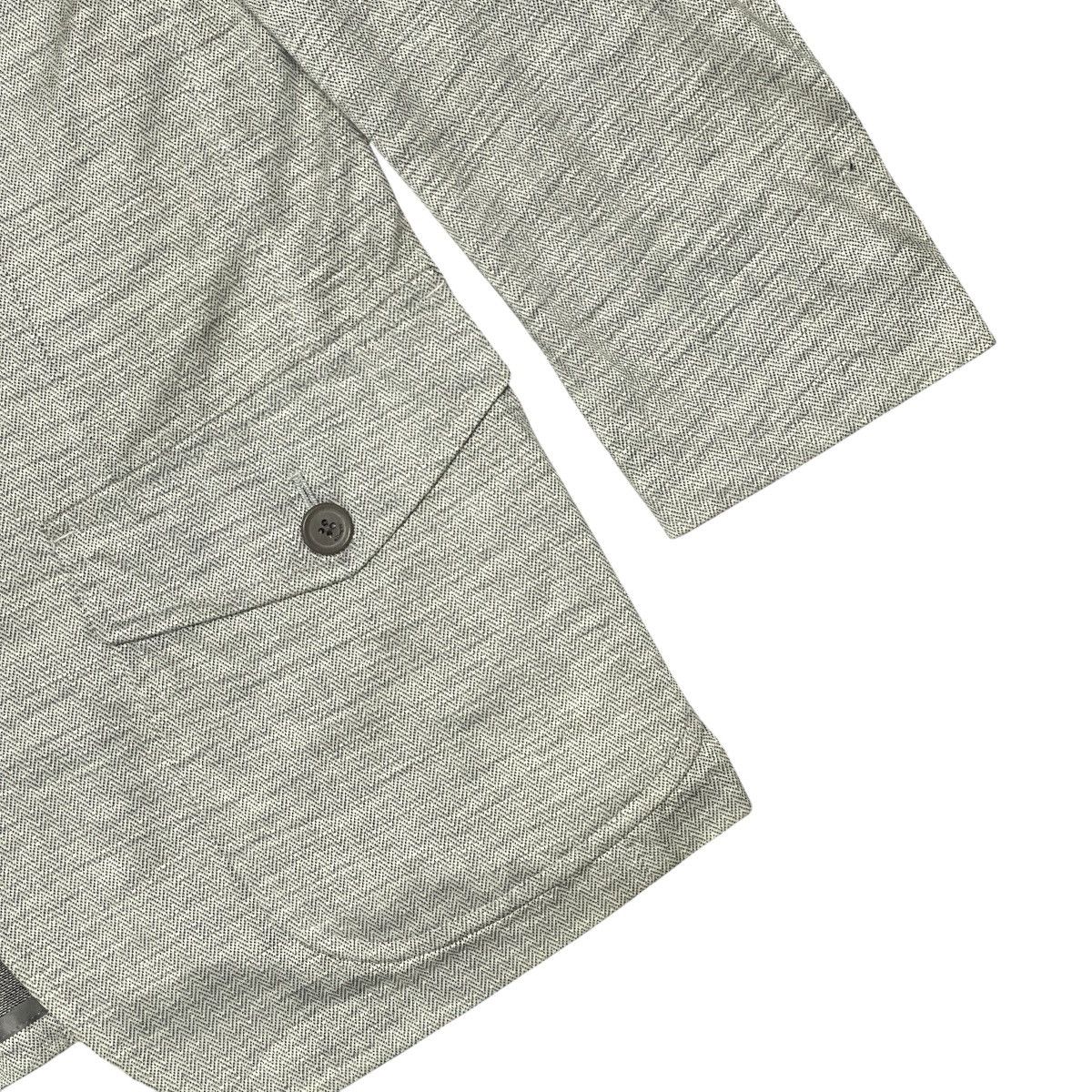 Allegri Vintage Allegri Grey Linen Blend Safari Style Blazer Jacket Size US S / EU 44-46 / 1 - 5 Thumbnail