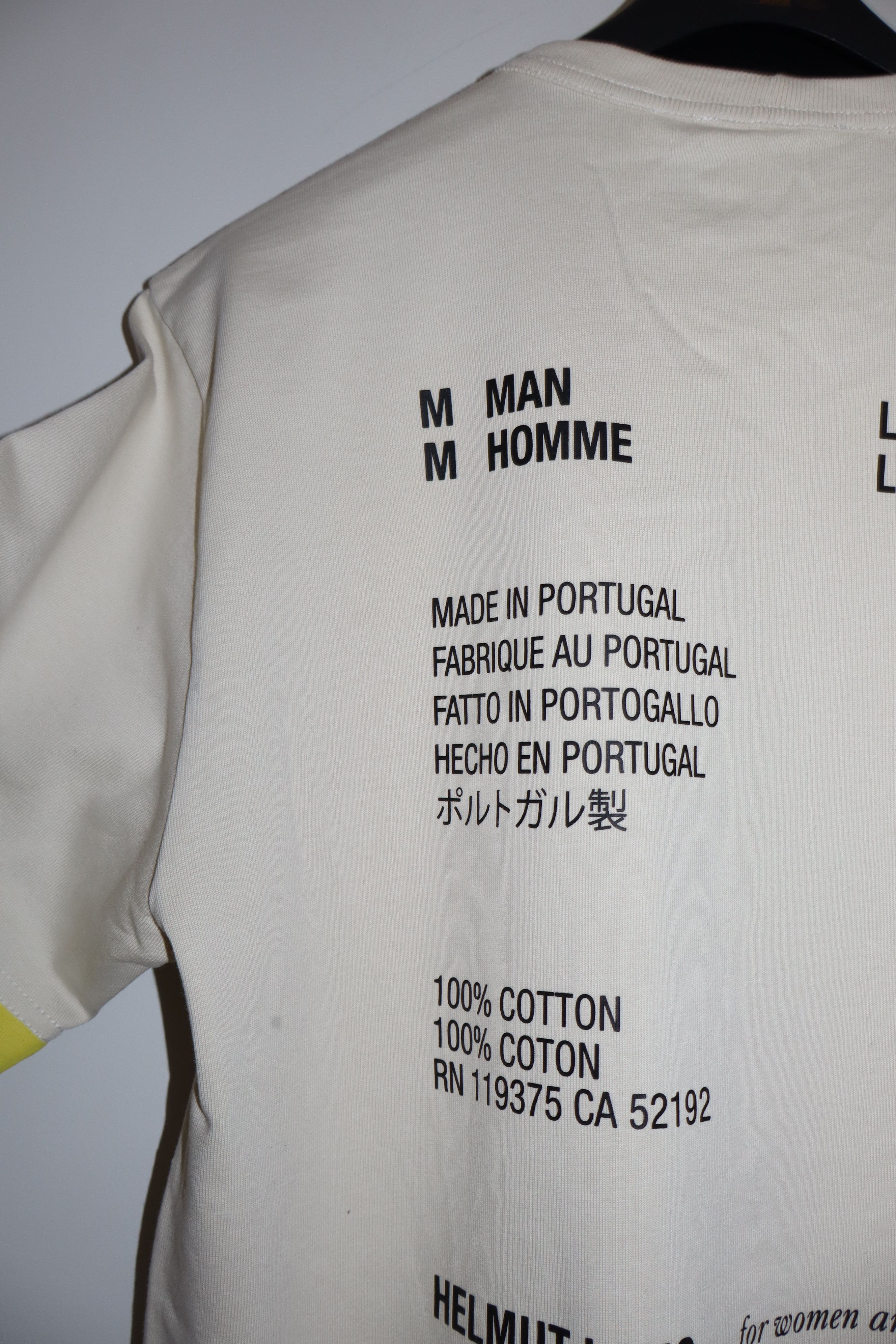 Helmut Lang Label print t-shirt Size US S / EU 44-46 / 1 - 10 Thumbnail