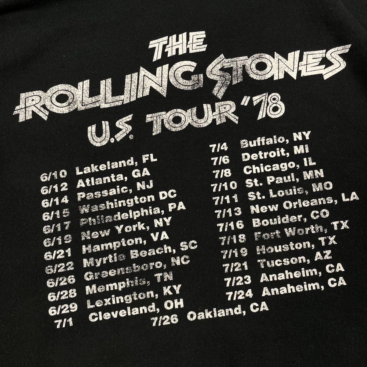 Band Tees × The Rolling Stones × Vintage Vintage Rolling Stones U.S. Tour 78 Hoodie Size US L / EU 52-54 / 3 - 7 Thumbnail