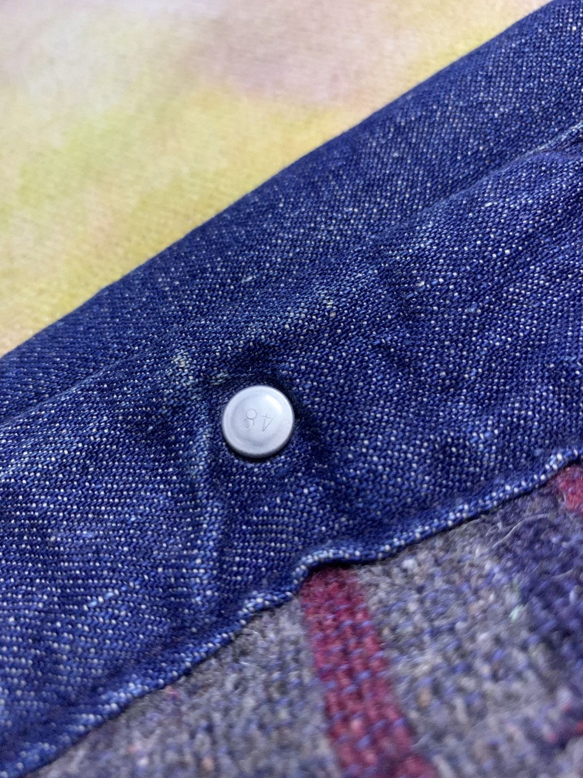 Sears Vintage 50’s HERCULES SEARS Chore Blanket Lined Denim Jacket Size US S / EU 44-46 / 1 - 13 Thumbnail