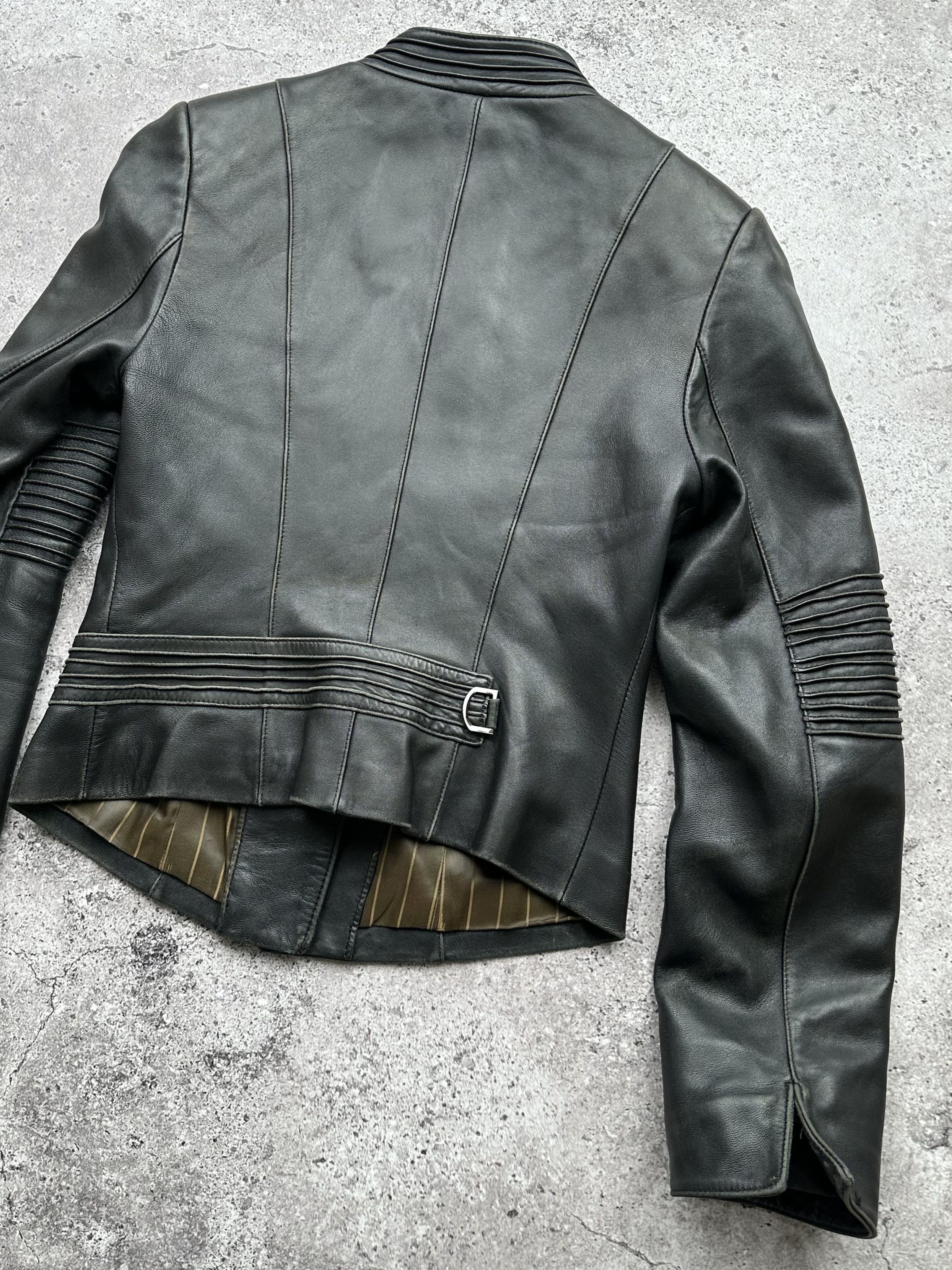 Japanese Brand Vintage Bondage Leather Jacket C422(V60)(E8) Size XS / US 0-2 / IT 36-38 - 11 Thumbnail