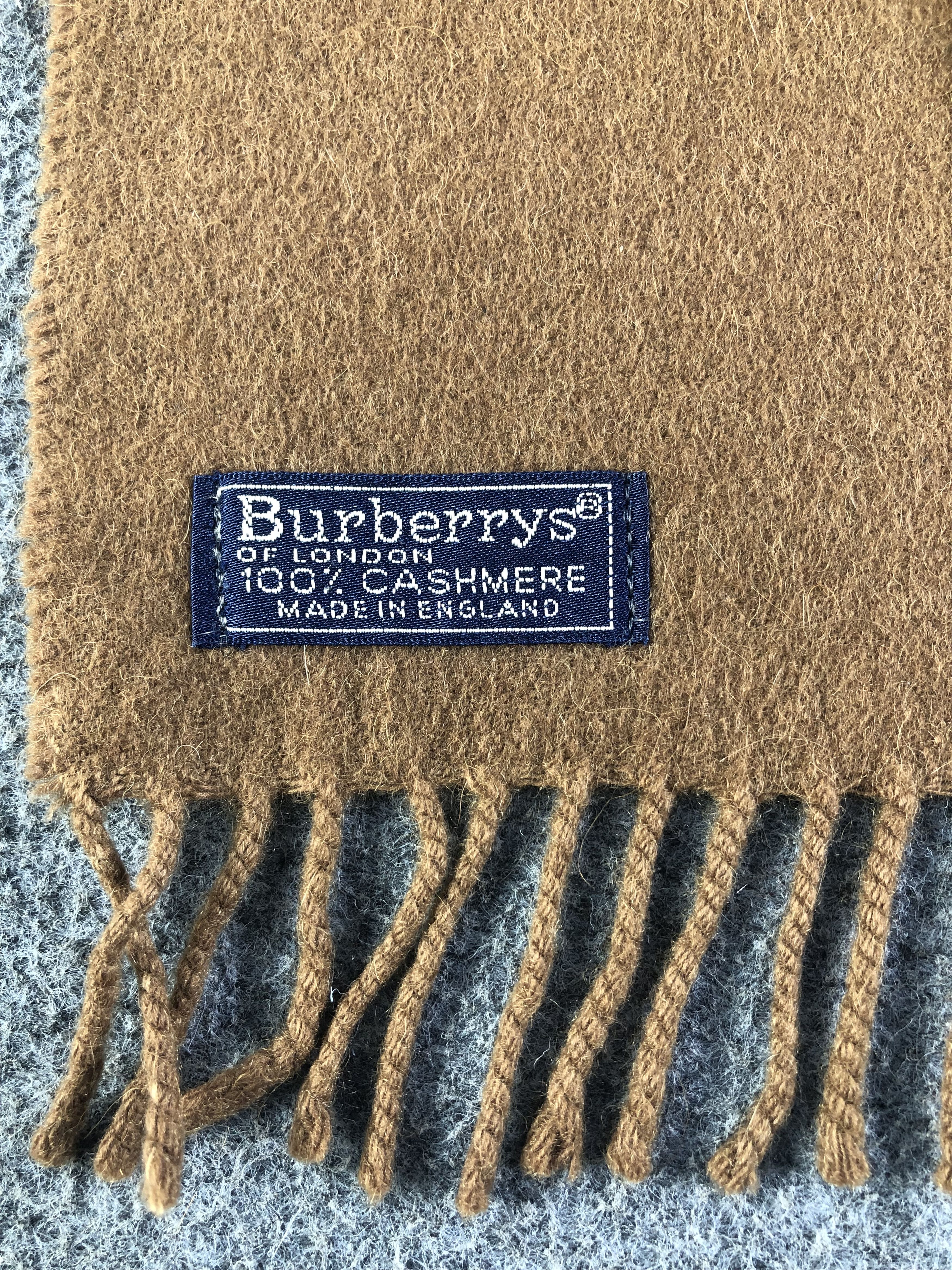 Burberry Burberry Cashmere Plain Scarf / Muffler / Neckwear Size ONE SIZE - 5 Thumbnail