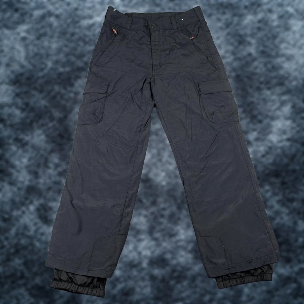 Obermeyer Obermeyer Snow Pants Mens Medium Long Black Cargo II Long Insulated Ski Pockets Size US 35 - 1 Thumbnail