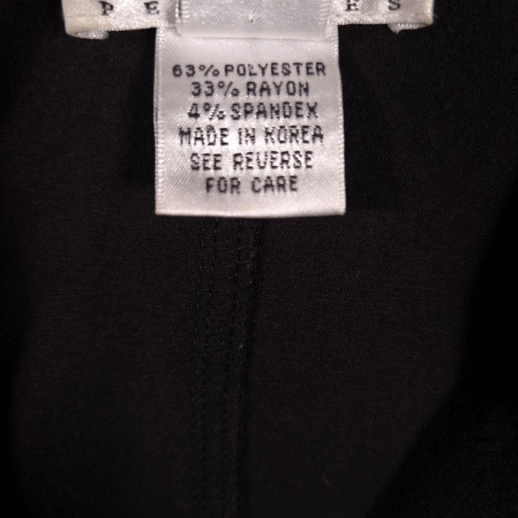 Talbots Talbots Blazer Womens Petite Large Black Two-Button Stretch Jacket Career Work shirt? Size L / US 10 / IT 46 - 7 Thumbnail