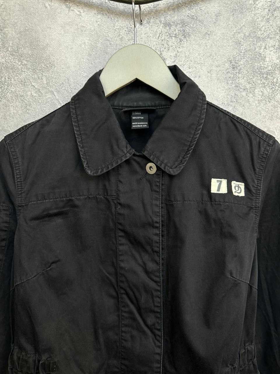 Diesel Diesel Y2K Utility Safari Jacket Shirt Black Cotton Military Size M / US 6-8 / IT 42-44 - 4 Thumbnail