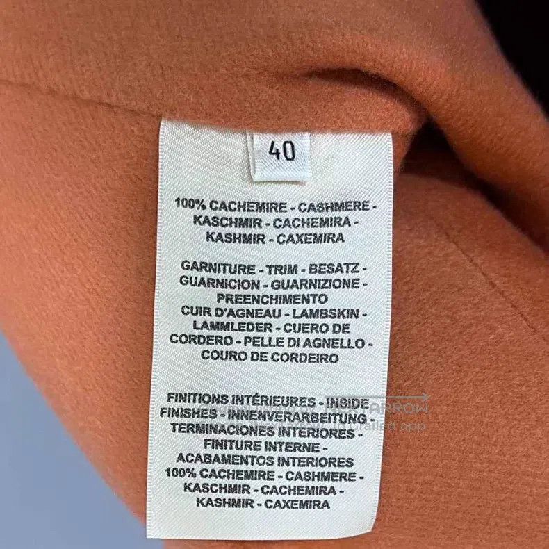 Hermes Hermes Brick red cashmere overcoat Size XS / US 0-2 / IT 36-38 - 5 Thumbnail
