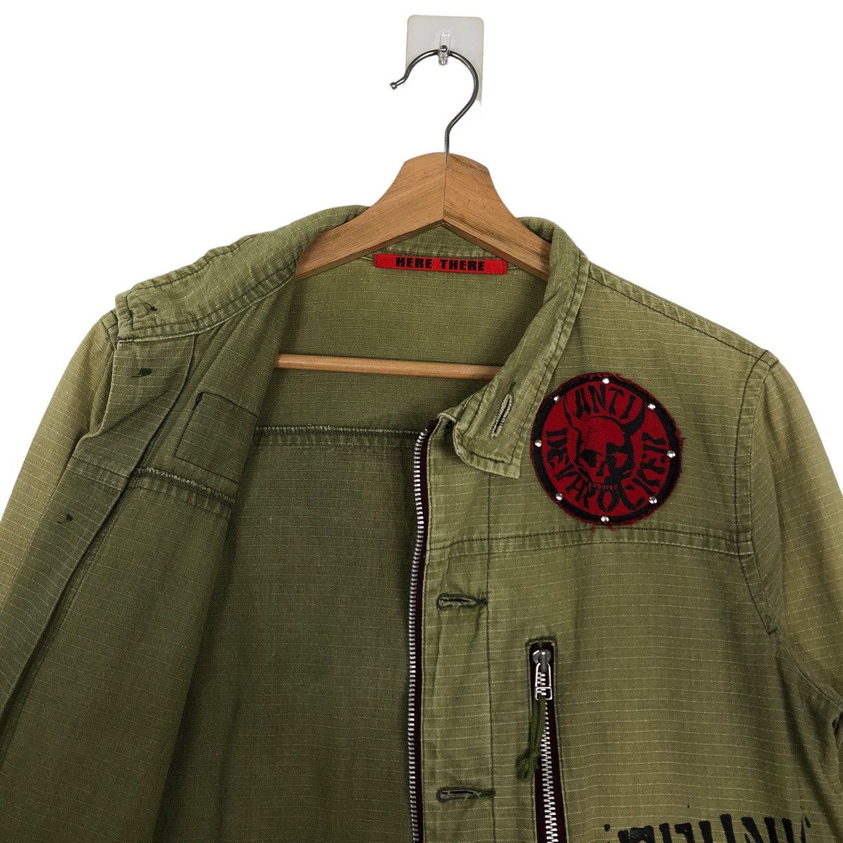 Japanese Brand 🔥Here There Chore Jacket Punk Design Distressed Style Size US M / EU 48-50 / 2 - 10 Thumbnail
