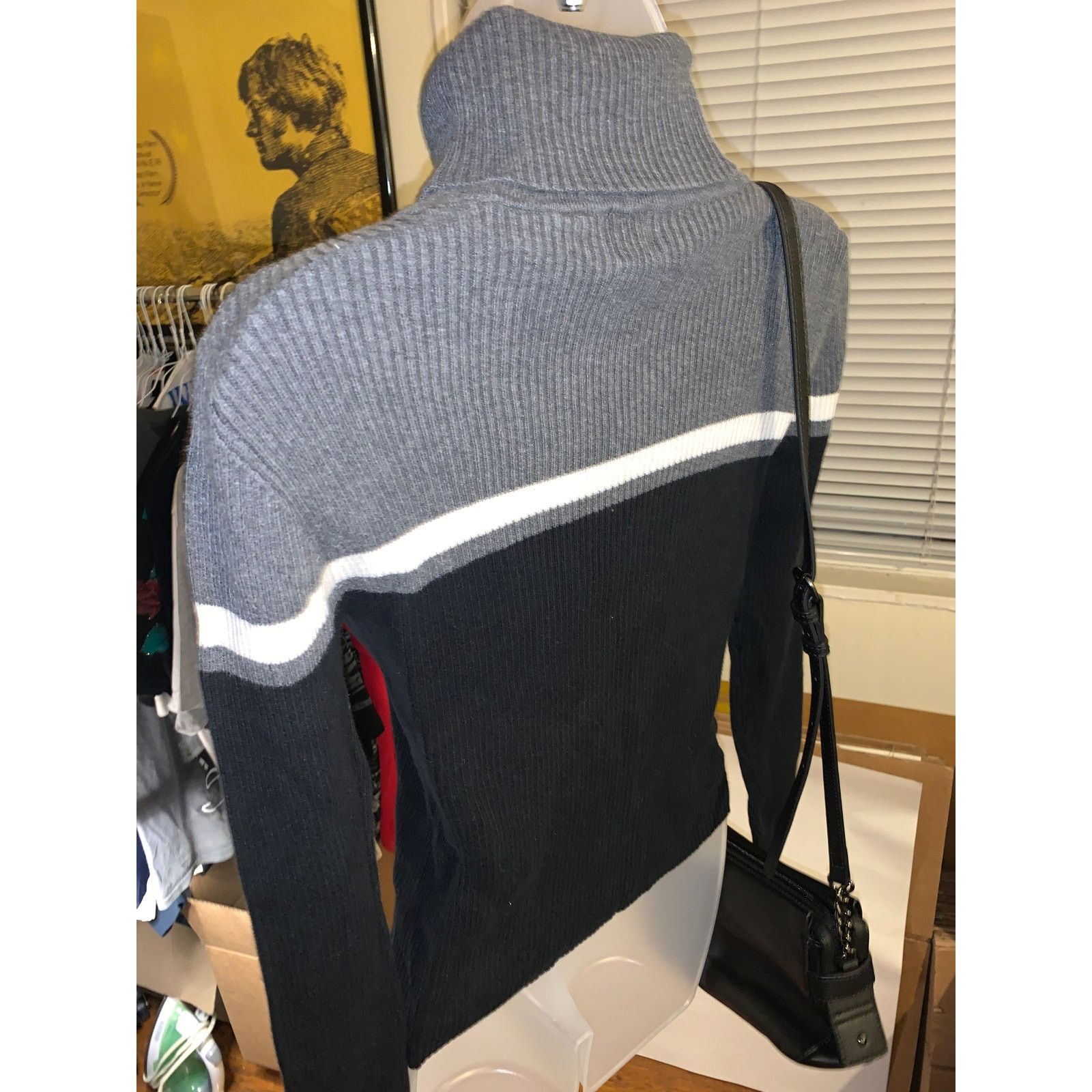 Gap Vtg 90s GAP Ribbed Turtleneck Sweater Womens Small Minimal Size S / US 4 / IT 40 - 7 Thumbnail
