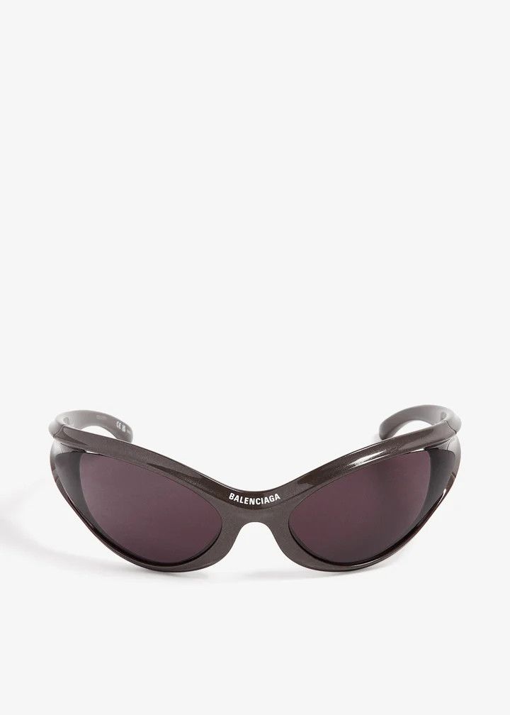 Balenciaga o1tr1nto1125 Size: OS / Dynamo Round Sunglasses Metallic Mud Size ONE SIZE - 1 Thumbnail