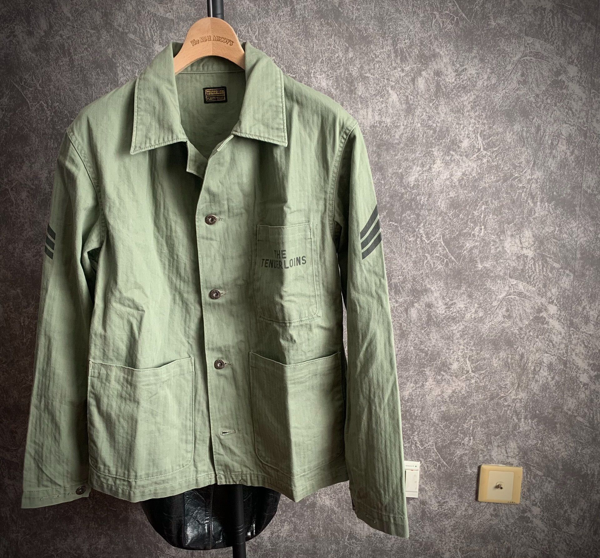 tenderloins USMC HBT P41 military-style jacket