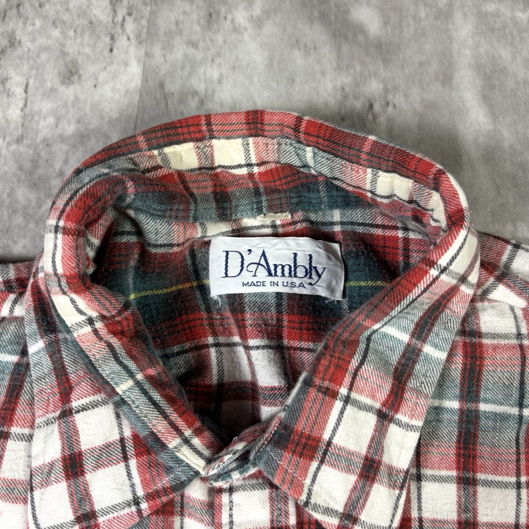 Vintage VINTAGE Dambly Shirt Button Up Flannel Plaid Red M 90s Size US M / EU 48-50 / 2 - 3 Thumbnail