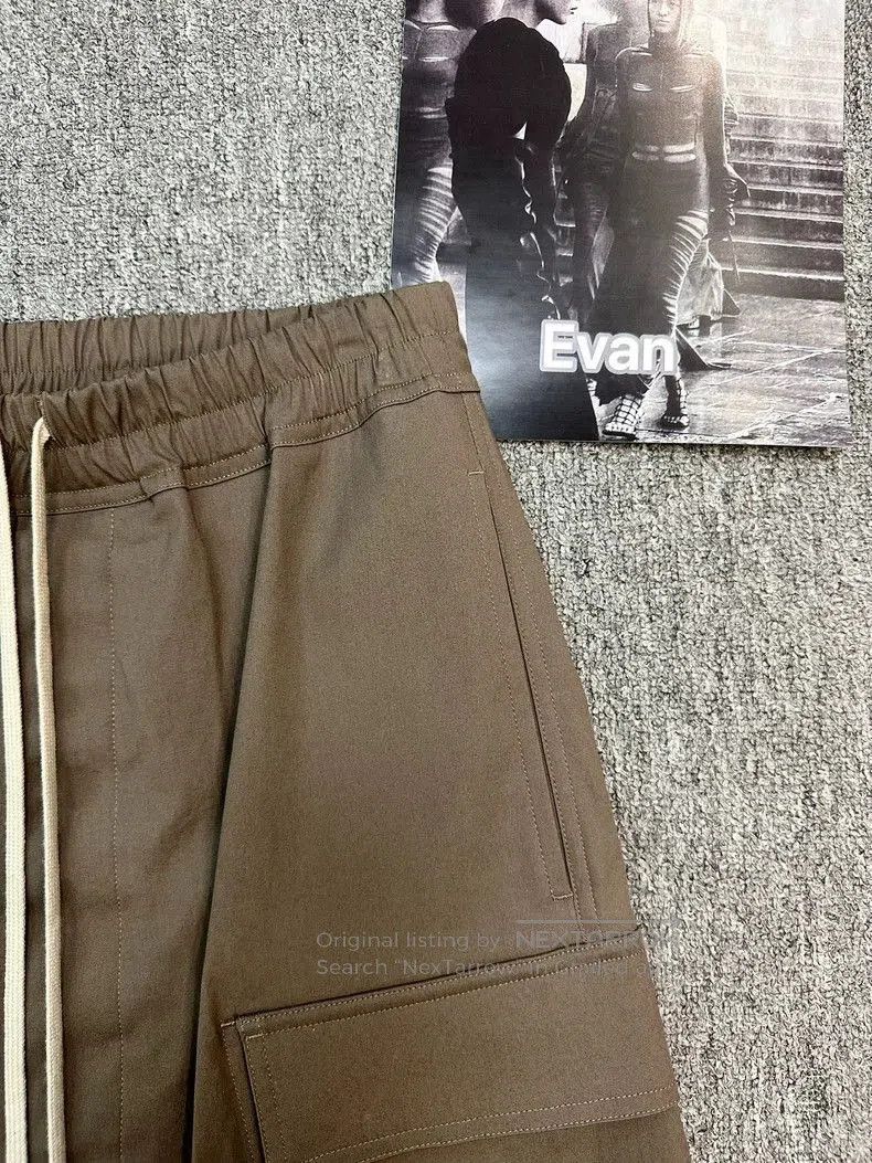 Rick Owens Rick Owens Brown Cargo Shorts for Men. Size US 36 / EU 52 - 5 Thumbnail