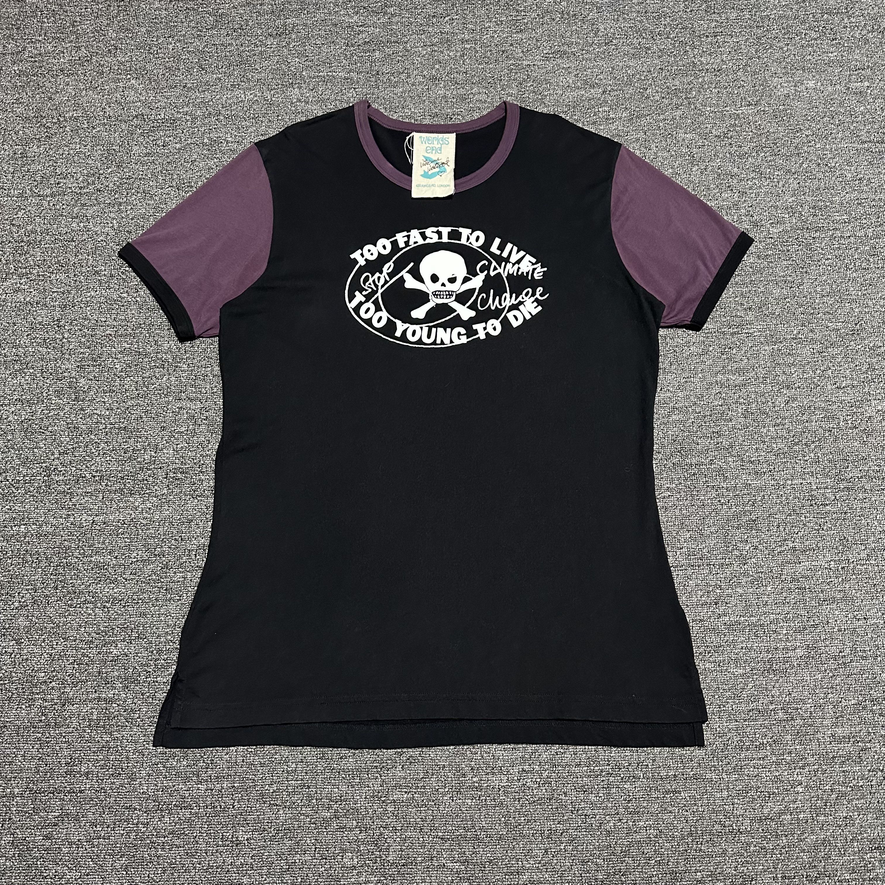 Seditionaries × Vivienne Westwood Vivienne Westwood Too Fast To Live Too Young To Die Tee Size US XL / EU 56 / 4 - 1 Thumbnail