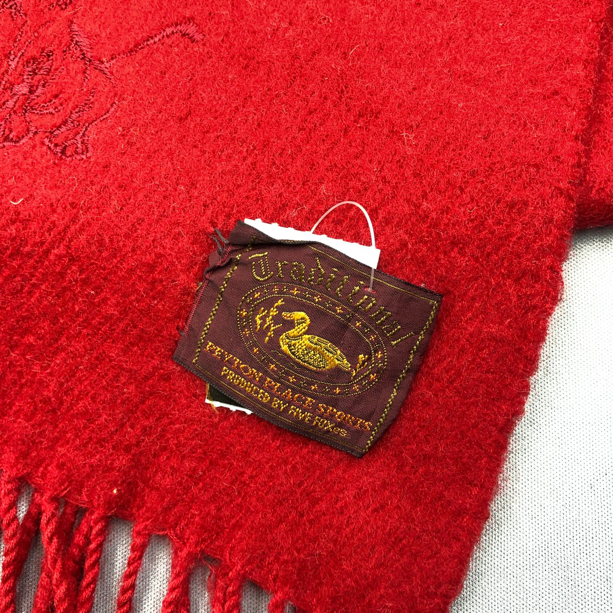 PPFM Vintage Peyton Place Scarf Muffler Wool Cashmere Scarves Size ONE SIZE - 5 Thumbnail