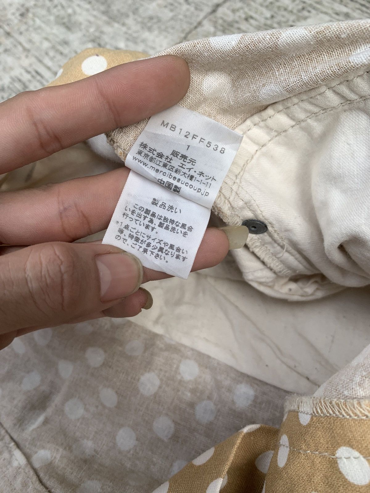 Issey Miyake Vintage mercibeaucoup by Issey Miyake dot pants Size US 29 - 8 Thumbnail
