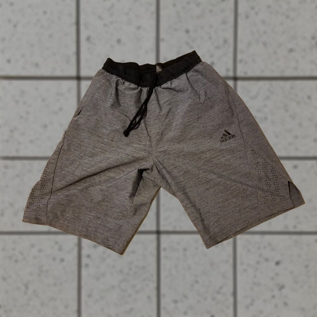 Adidas Mens adidas Shorts Small Gray Athletic Gym Workout Size US 29 - 1 Thumbnail