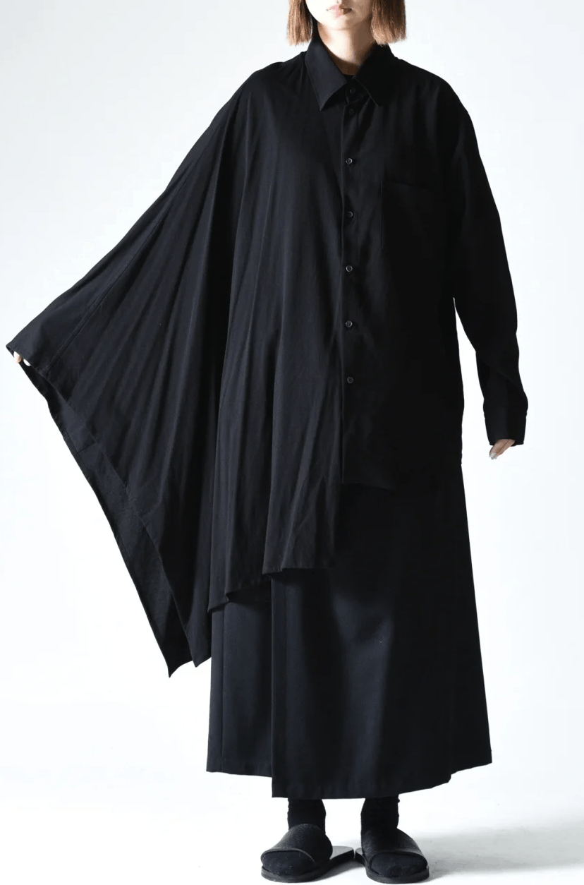 Ground Y × Yohji Yamamoto Yohji Yamamoto Ground Y - Shirt /Cloak Manto Docking Shirt Size US L / EU 52-54 / 3 - 8 Thumbnail