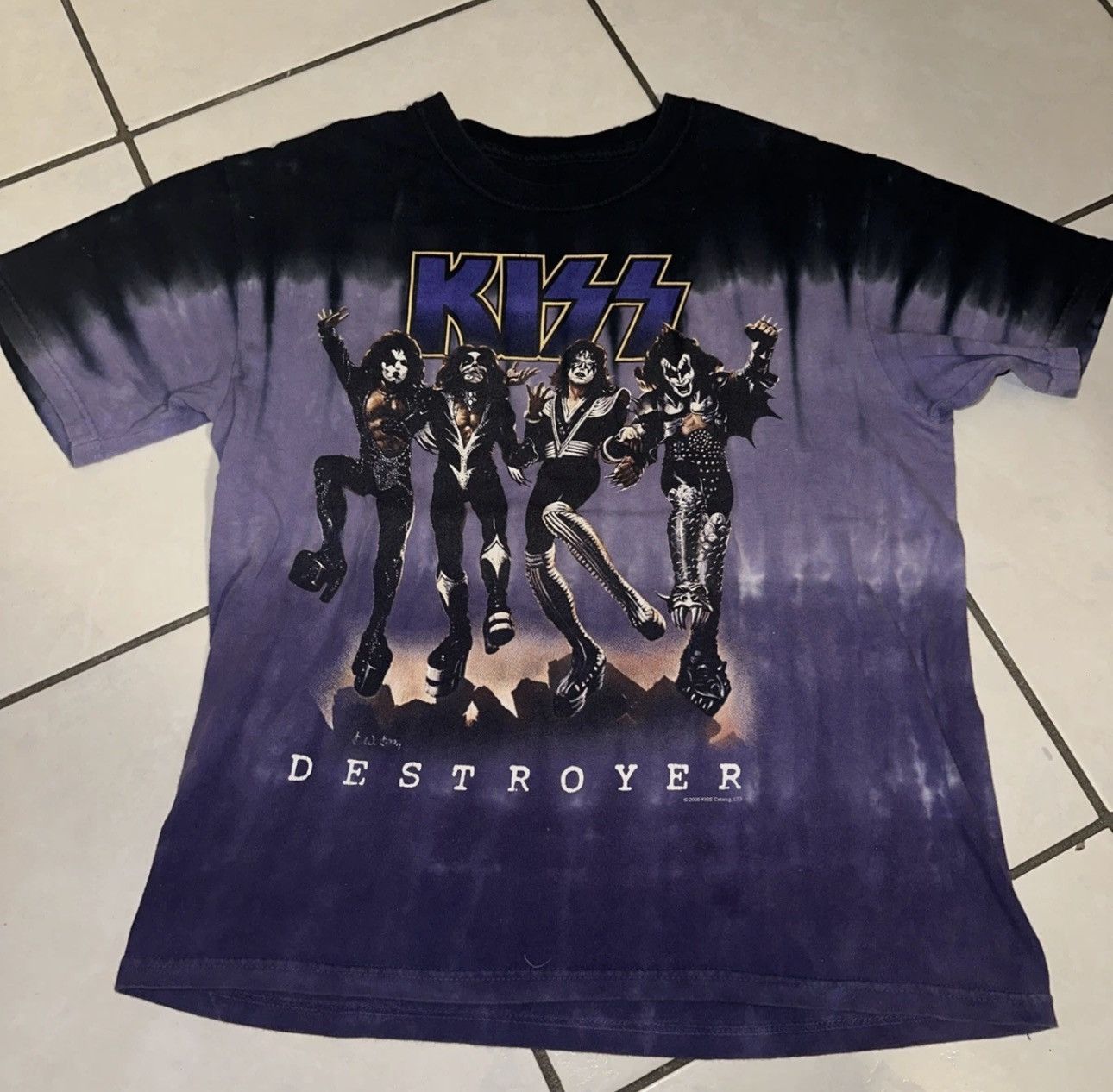 KISS Liquid Blue Kiss Concert Tshirt 2005 VINTAGE RARE!!! Y2K Size US S / EU 44-46 / 1 - 1 Thumbnail