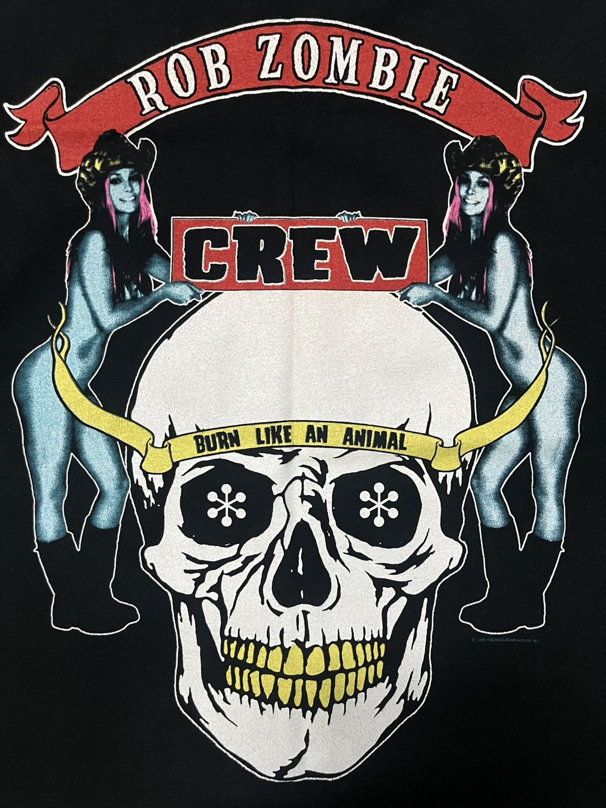 Band Tees Vintage Rob Zombie 90s t shirt Size US XL / EU 56 / 4 - 3 Thumbnail