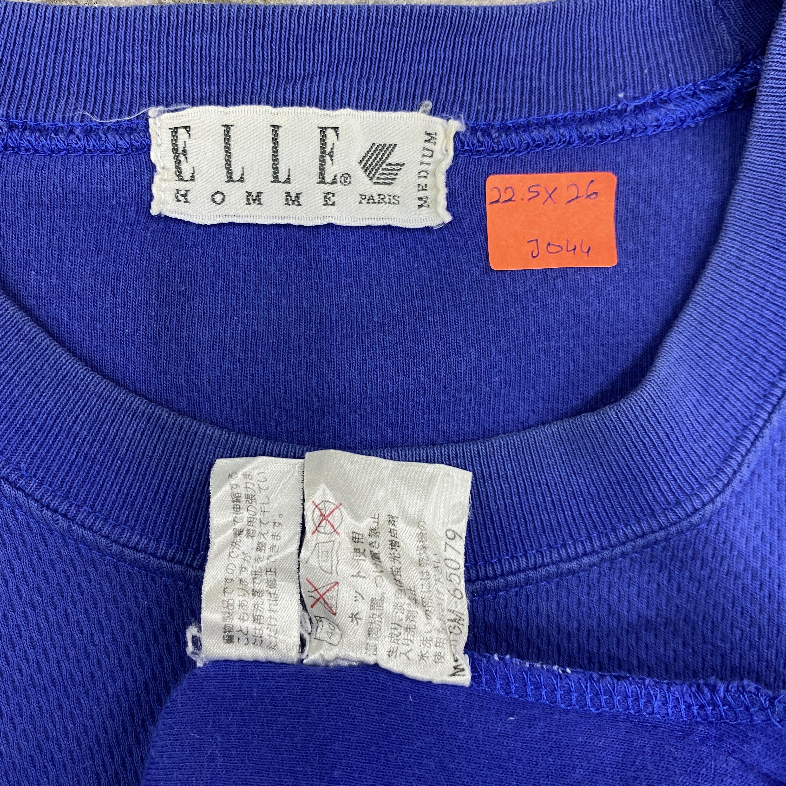 Japanese Brand Vintage Elle Homme T Shirt - J044 Size US L / EU 52-54 / 3 - 4 Thumbnail
