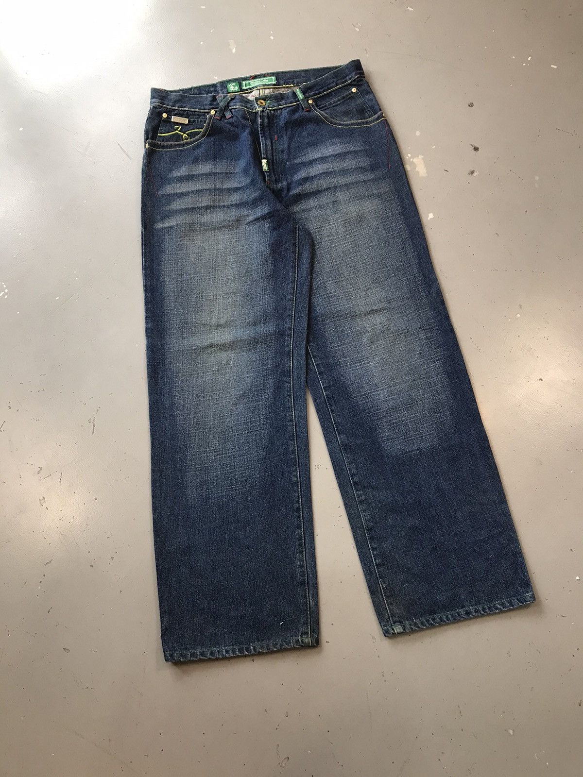 LRG × Vintage Vintage LRG crazy sunset embroidered denim Size US 38 / EU 54 - 3 Thumbnail