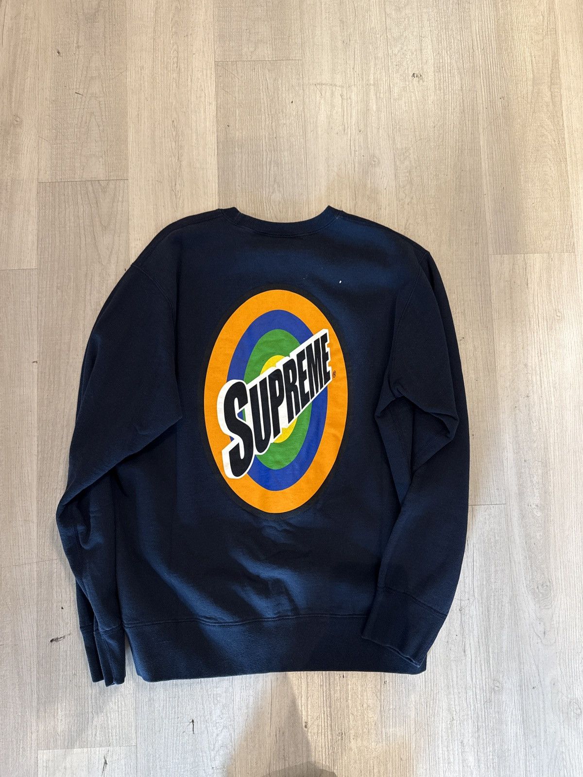 Supreme Supreme spin Crewneck Navy Size US XL / EU 56 / 4 - 1 Thumbnail