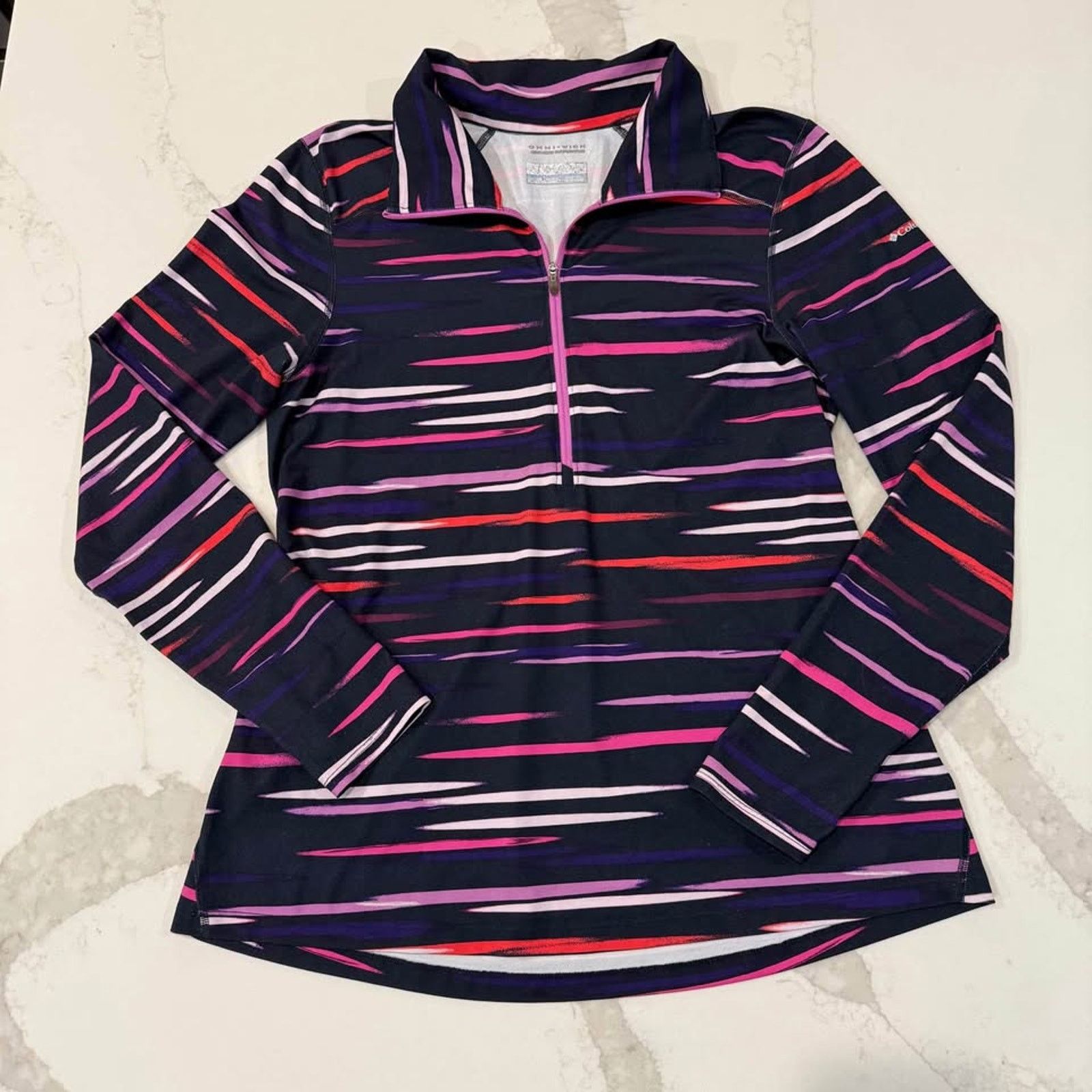 Columbia Columbia OmniWick HalfZip Athletic Pullover Top Women Medium Size M / US 6-8 / IT 42-44 - 1 Thumbnail