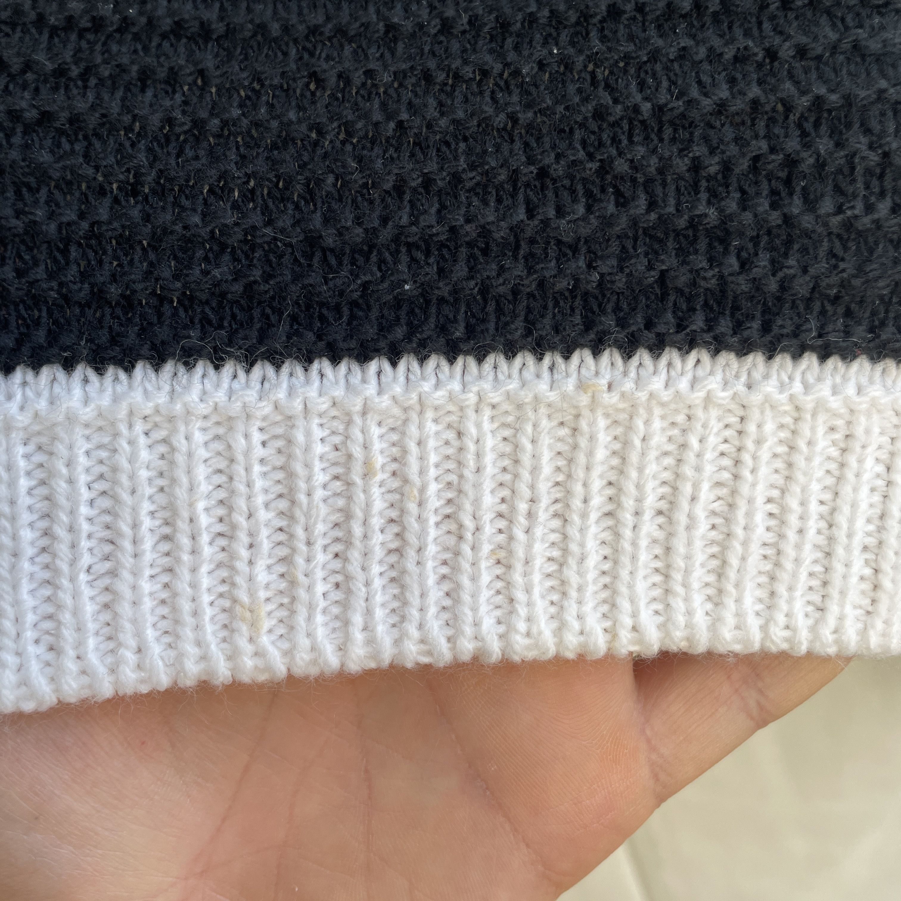 Ann Demeulemeester Ann Demeulemeester Wool Mohair Wide Stripe Cropped Sweater Size M / US 6-8 / IT 42-44 - 8 Thumbnail