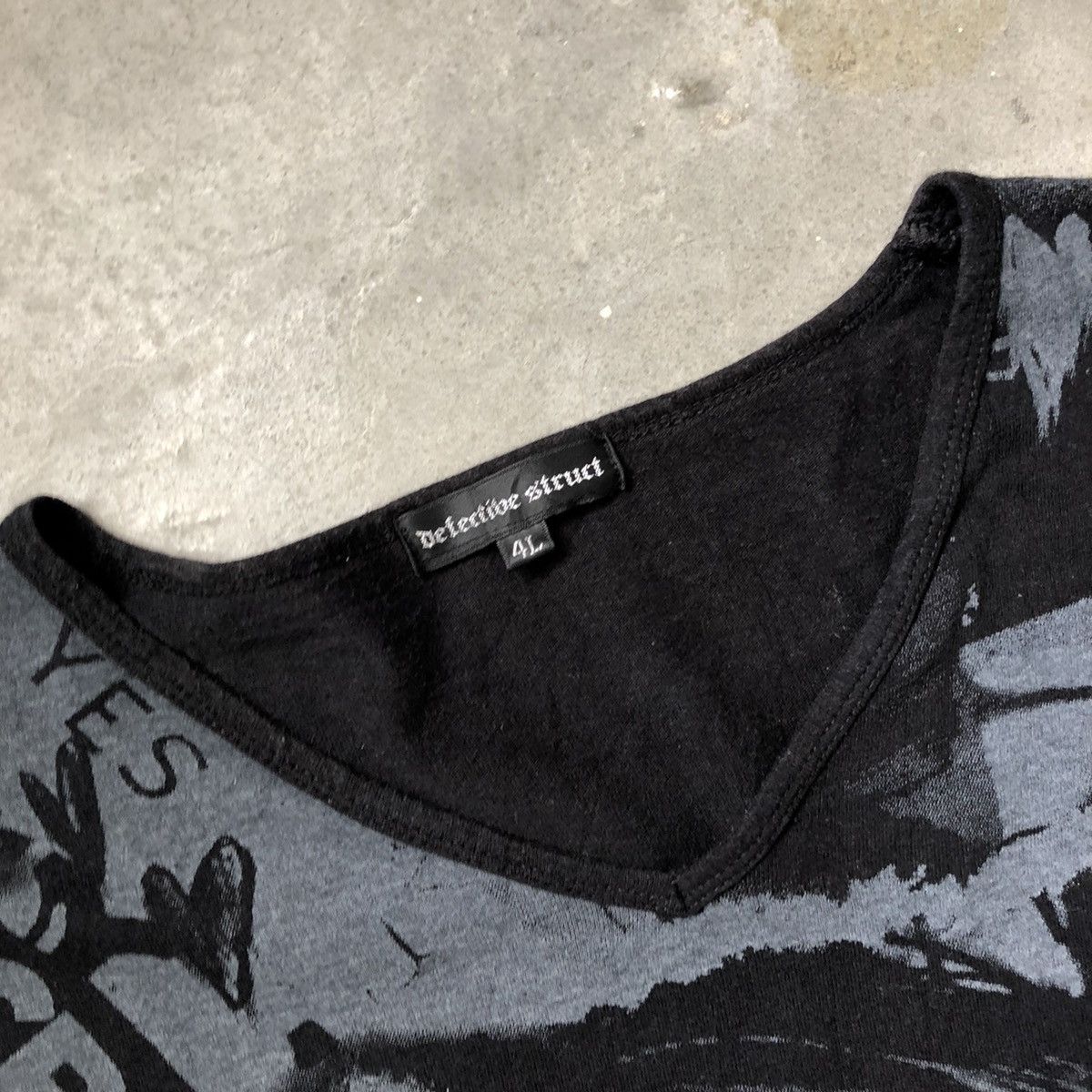 Hysteric Glamour 🔥Sick Y2K Defective Struct Artist Poem Shirt Goth Punk 🍒 Size US XL / EU 56 / 4 - 4 Thumbnail