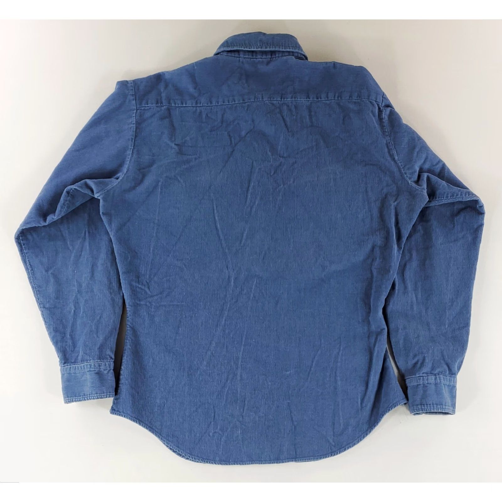 Sears VINTAGE Sears Sportswear Corduroy Button-Up Shirt Long Sleeve Blue Womens L Size L / US 10 / IT 46 - 5 Thumbnail