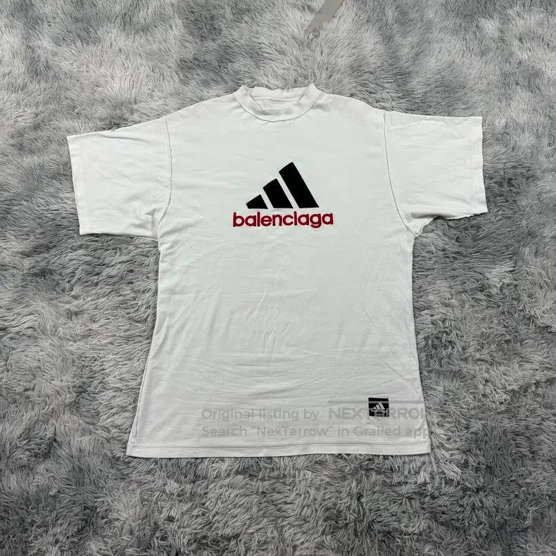 Balenciaga Balenciaga Adidas Co-branded Short Sleeve Size US S / EU 44-46 / 1 - 1 Thumbnail