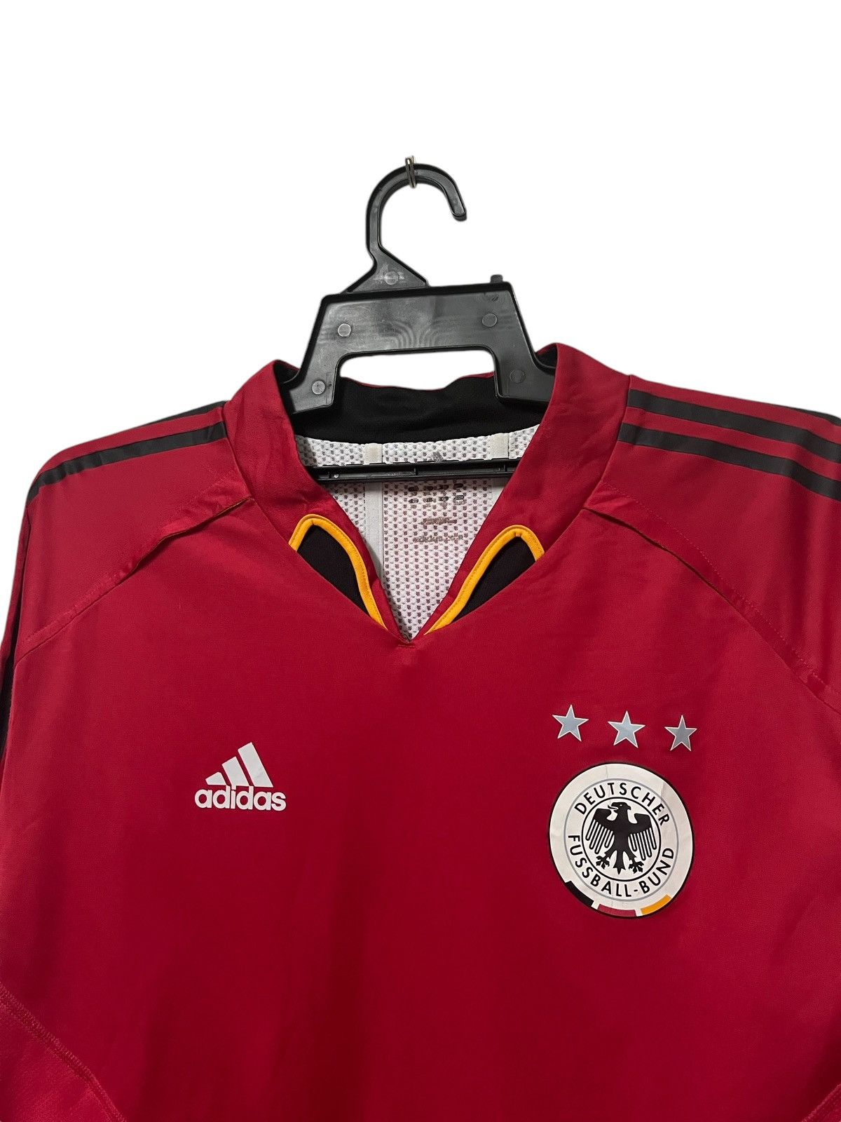 Other 🔥Germany 04/05 Away Football Jersey L/S Player Issue Size US XL / EU 56 / 4 - 4 Thumbnail