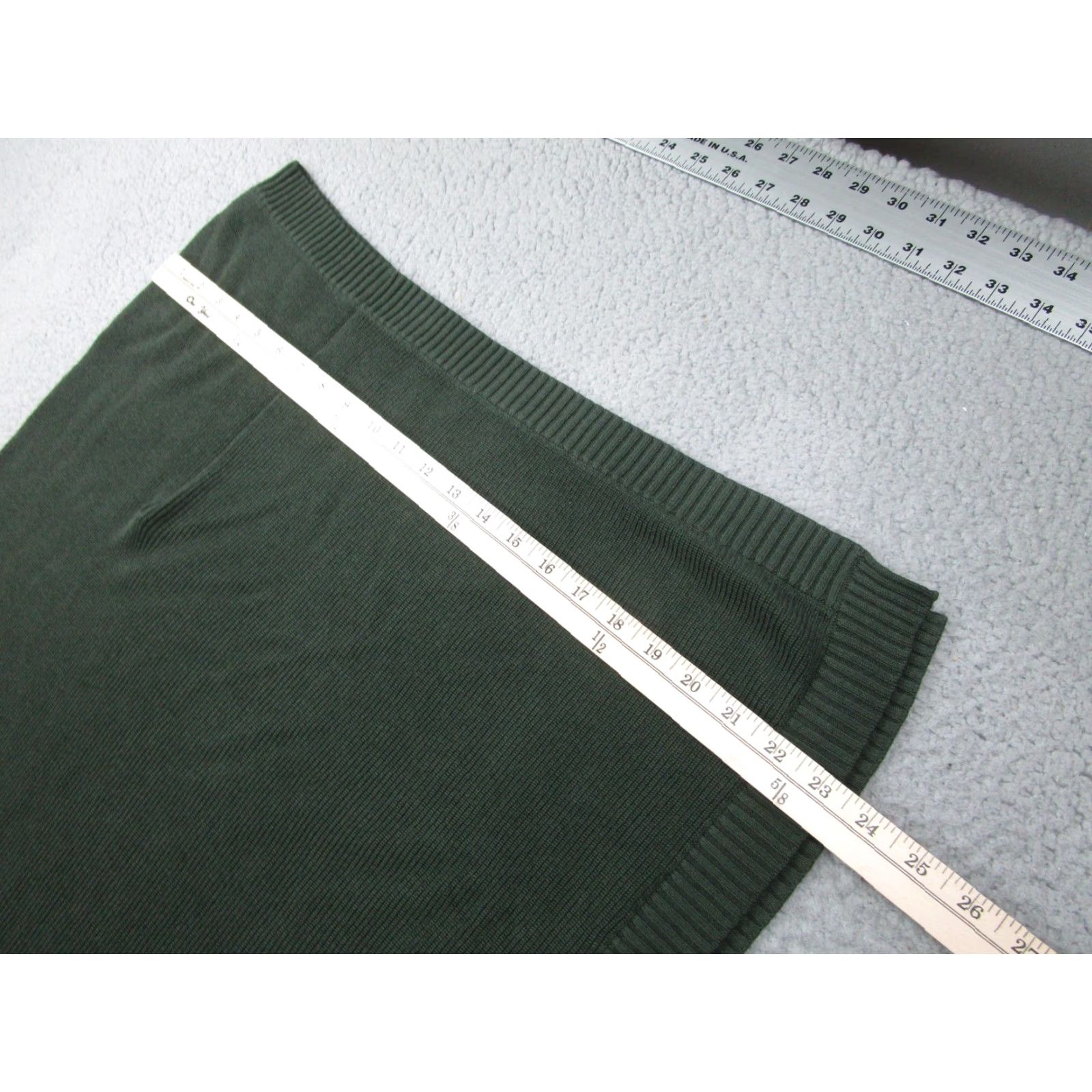 Lululemon Lululemon Shawl Womens One Size Dark Green Ribbed Knit Wrap Poncho Cape Size ONE SIZE - 3 Thumbnail