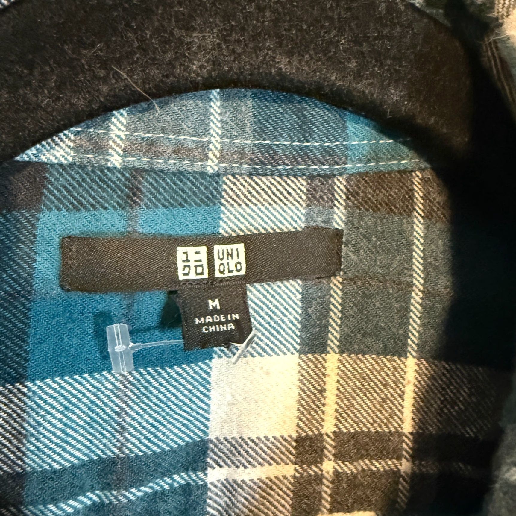 Uniqlo Uniqlo Shirt Mens M Blue Plaid Flannel Long Sleeve Button Up Casual Shirt Men Size US M / EU 48-50 / 2 - 5 Thumbnail