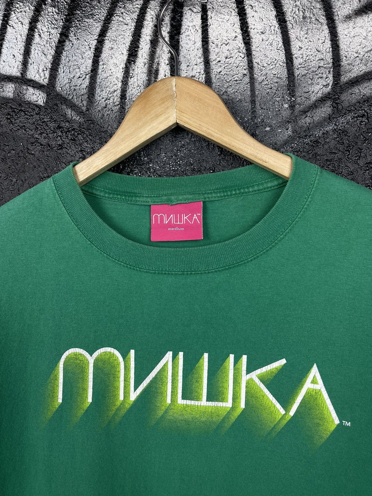 Mishka Mishka NYC Vintage Green T- Shirt Front Logo Men’s Size M Size US M / EU 48-50 / 2 - 7 Thumbnail