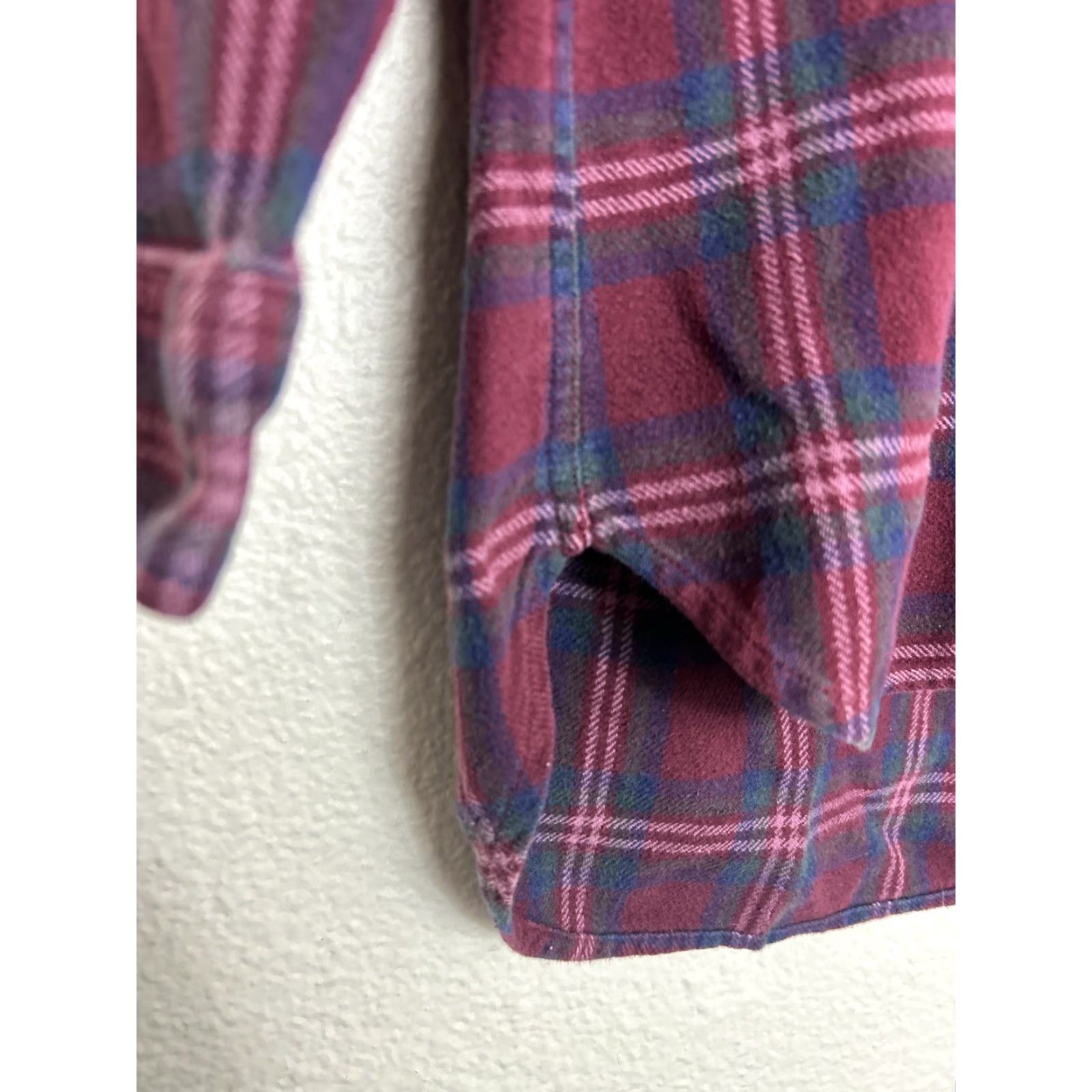 Madewell Madewell Womens Red Flannel Ex-Boyfriend Shirt Plaid Top XS Long Sleeve Button-Up Casual Classic 100% Cotton Womens Regular Size XS Red Flannel Shirt Size XS / US 0-2 / IT 36-38 - 6 Thumbnail