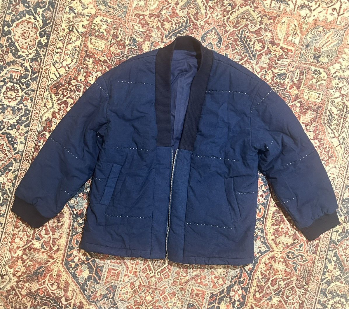 Other Indigo Dye Padded Kimono jacket Size US XL / EU 56 / 4 - 1 Thumbnail