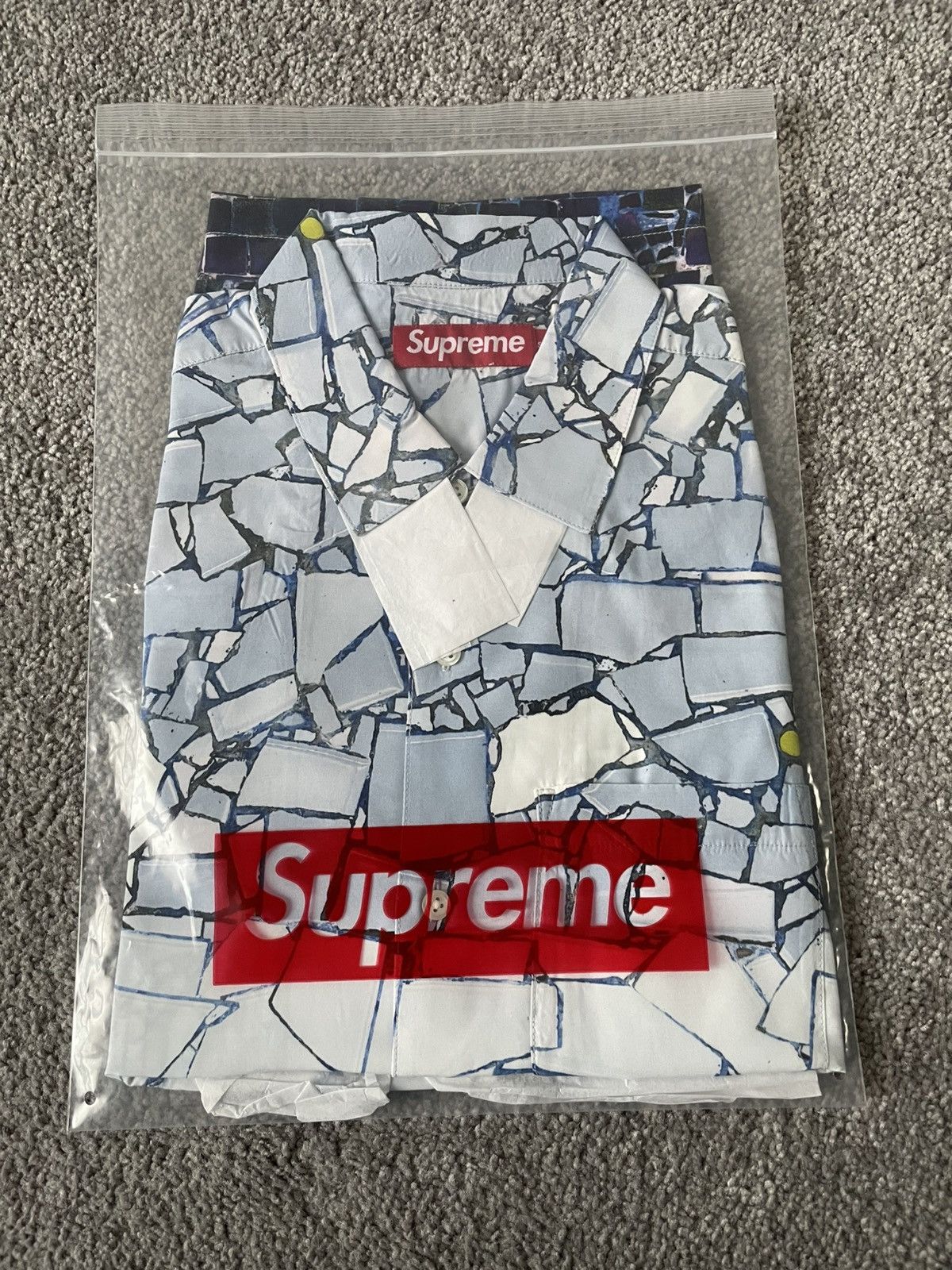 Supreme Supreme Mosaic S/S Shirt Size US S / EU 44-46 / 1 - 1 Thumbnail