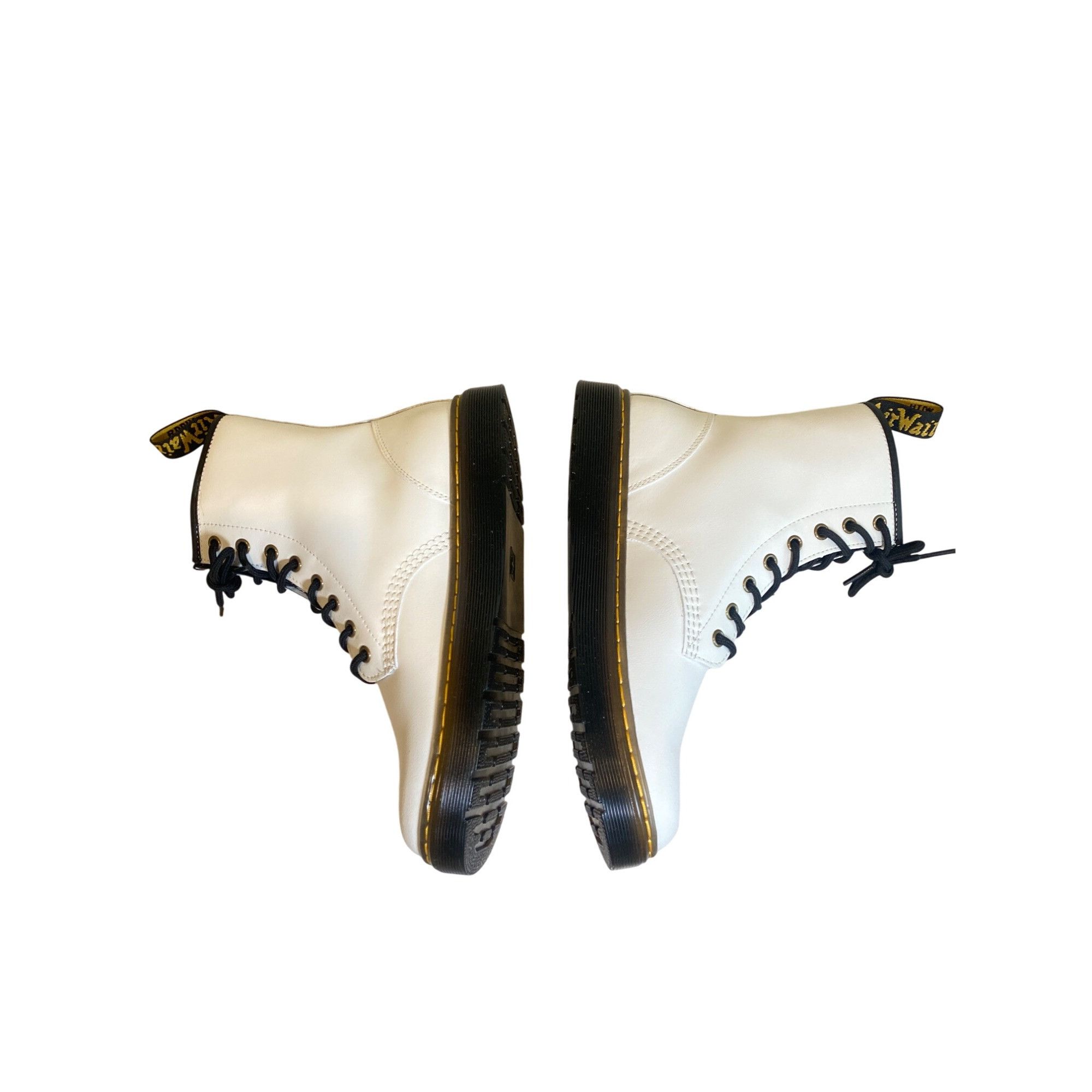 Dr. Martens $170 NEW Dr. Doc Martens Women 10 Zavala Lace Up White Leath Size US 10 / IT 40 - 8 Thumbnail