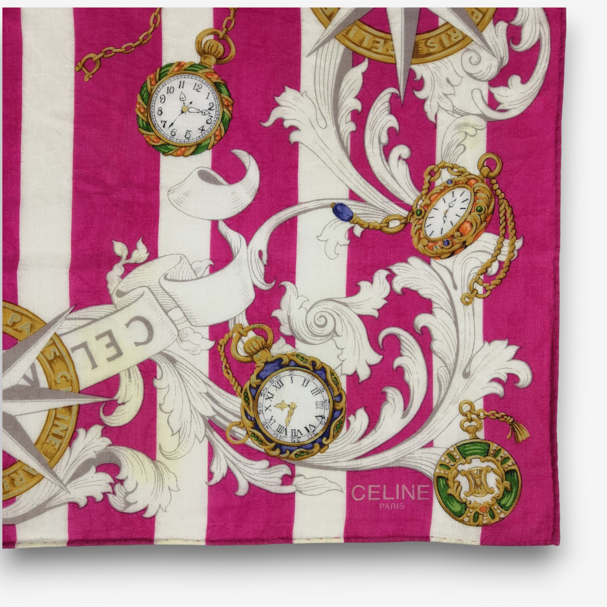 Celine Vintage Celine Handkerchief Neckerchief Bandana Size ONE SIZE - 3 Thumbnail