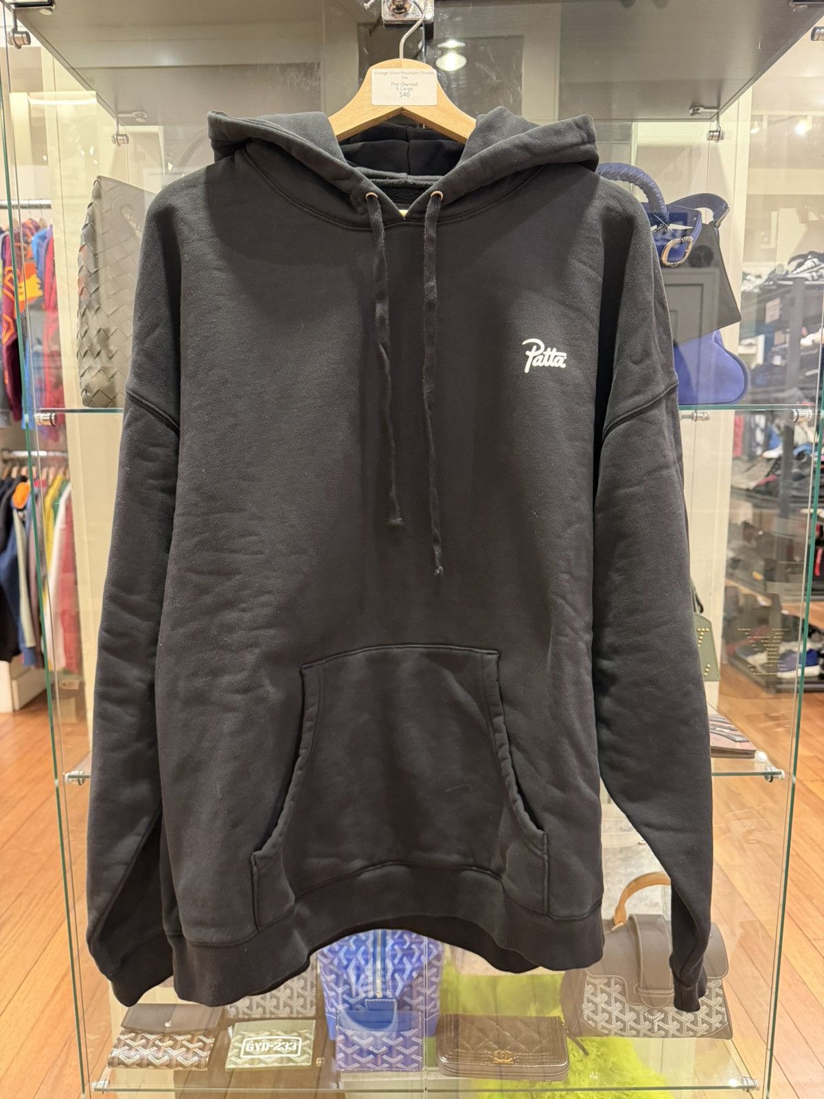 Patta Patta Hooded Sweatshirt - Black Size US XXL / EU 58 / 5 - 1 Thumbnail