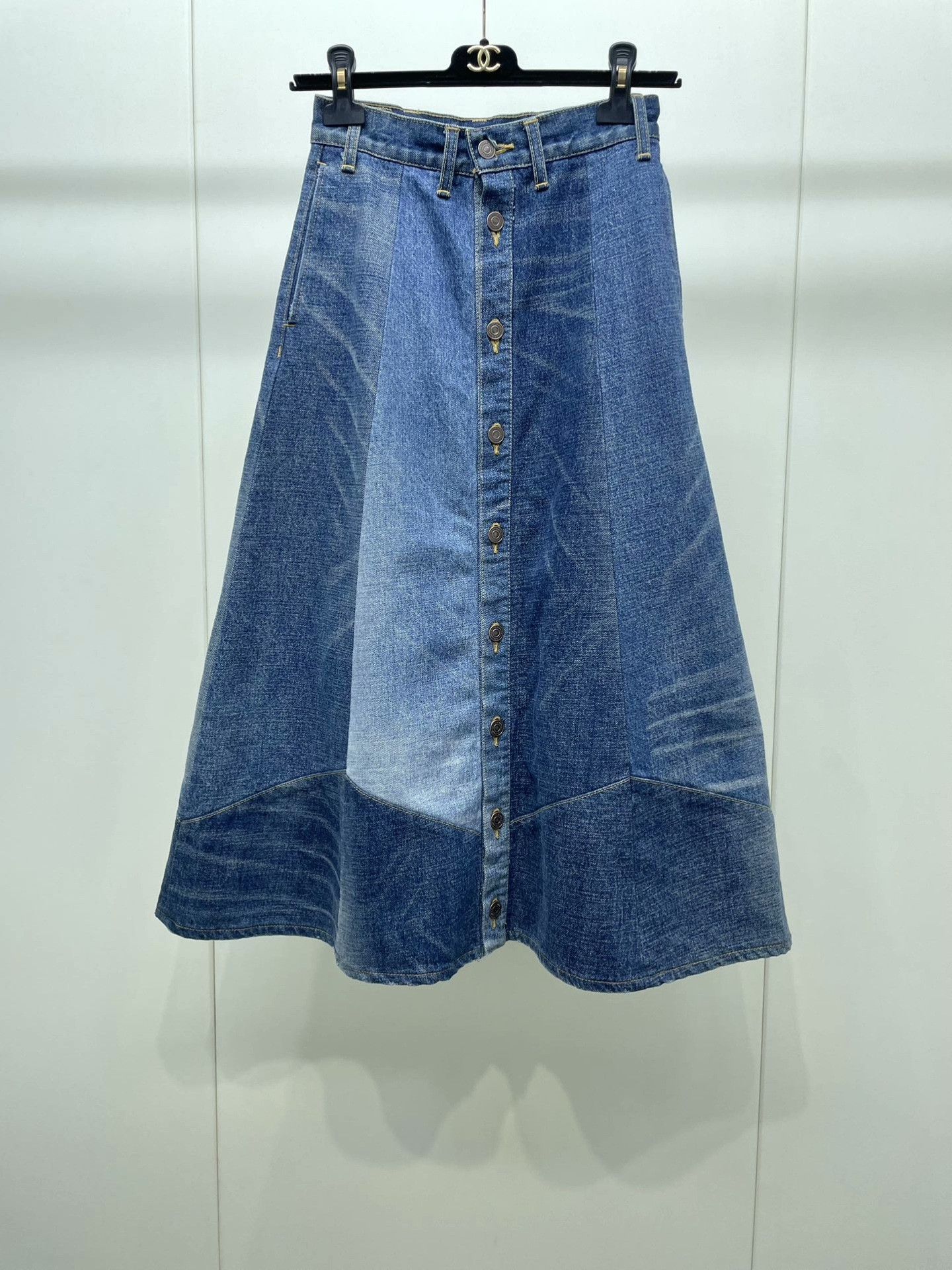 Celine CELINE Denim Skirt Size 26" / US 2 / IT 38 - 1 Thumbnail