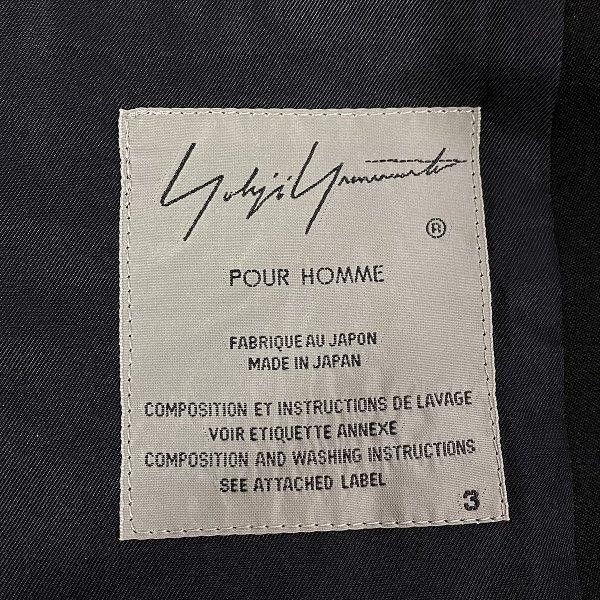 Yohji Yamamoto yohji yamamoto pour homme 20AW side gusset peak lapel jacket Size US L / EU 52-54 / 3 - 5 Thumbnail