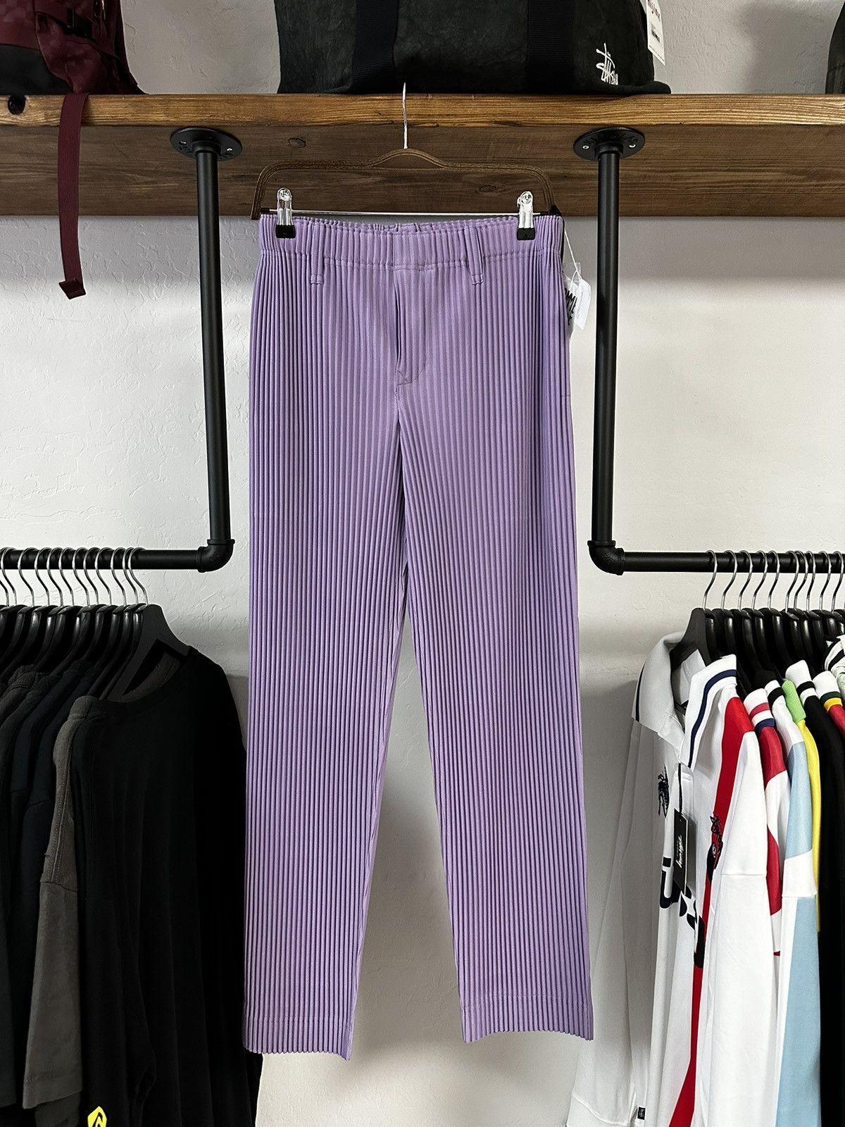Homme Plisse Issey Miyake Issey Miyake Pleated Trousers Size US 30 / EU 46 - 2 Thumbnail