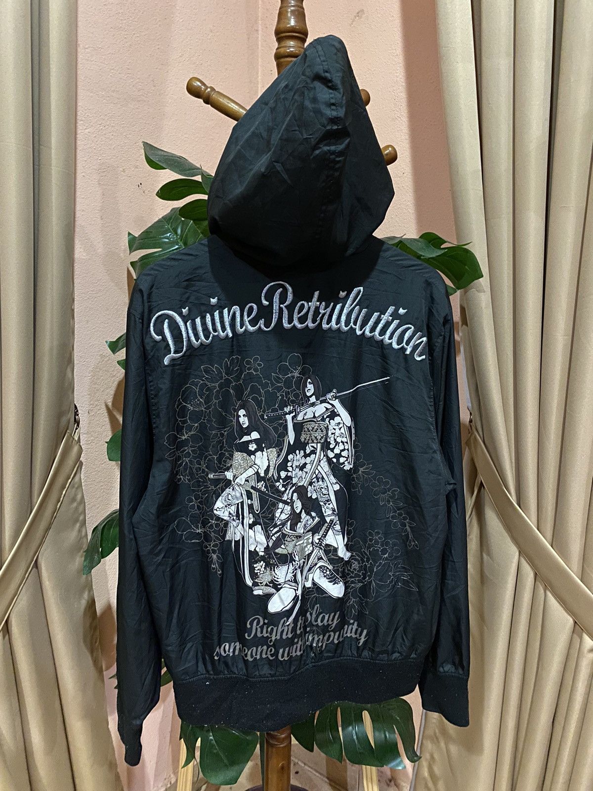 Japanese Brand Evil Killer Hooded Jacket - “Divine Retribution” Graphic Size US M / EU 48-50 / 2 - 7 Thumbnail